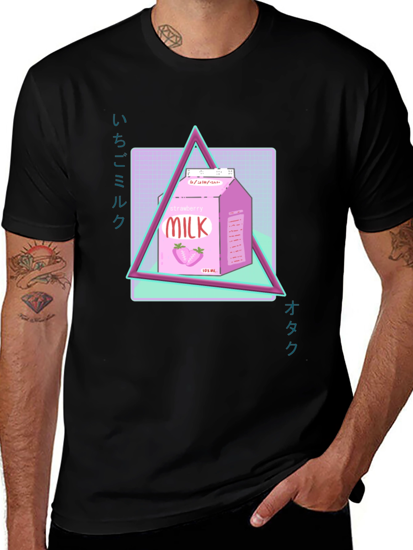 Strawberry Milk Anime Style T-Shirt
