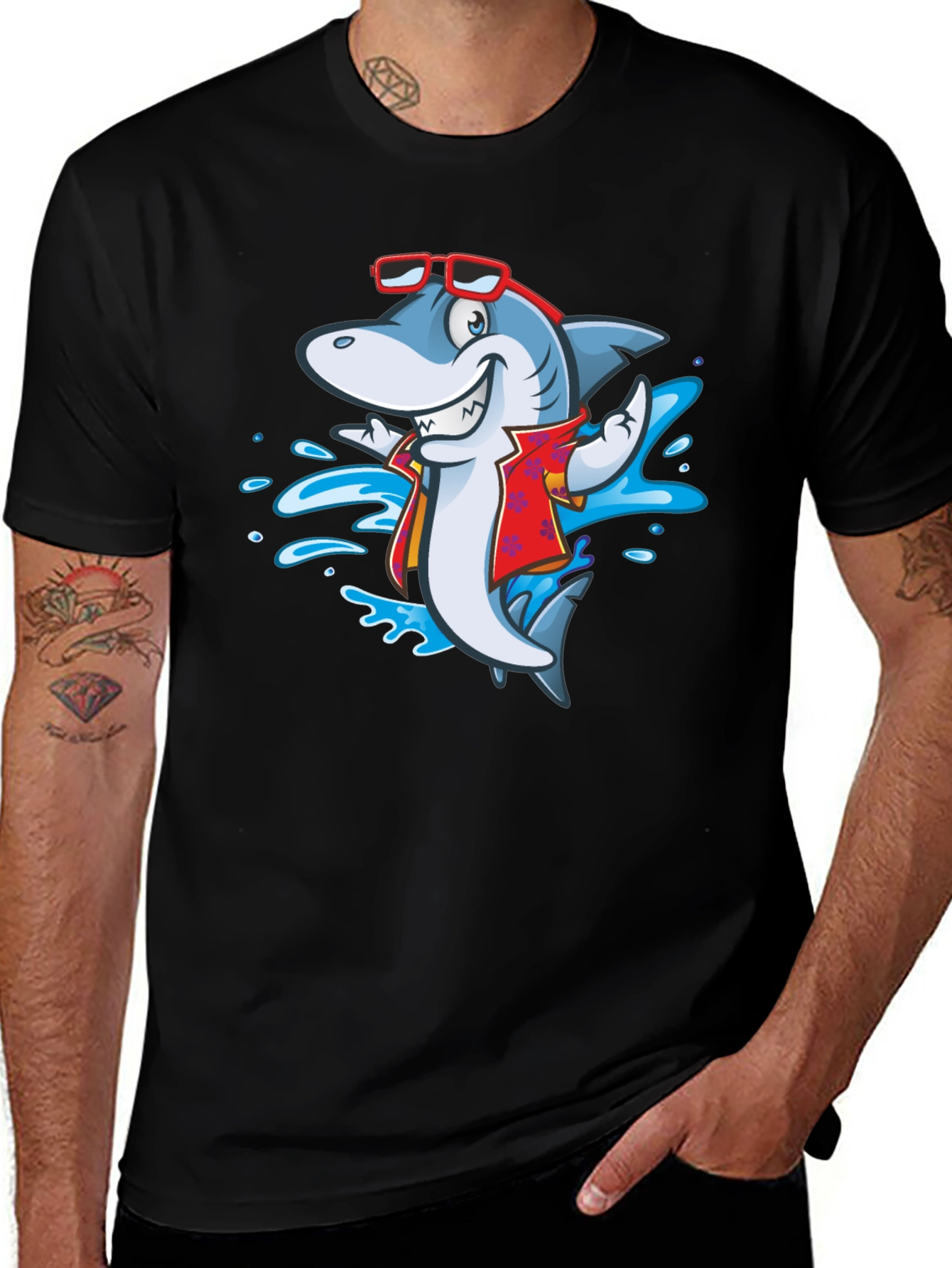 Cool Shark T-Shirt - Vacation Mode On!