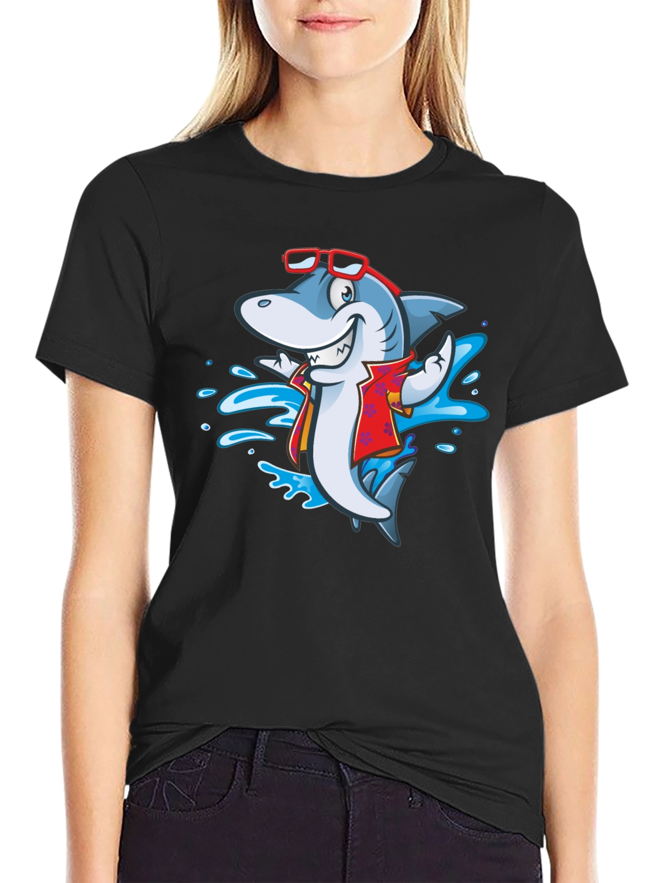 Cool Shark T-Shirt - Vacation Mode On!