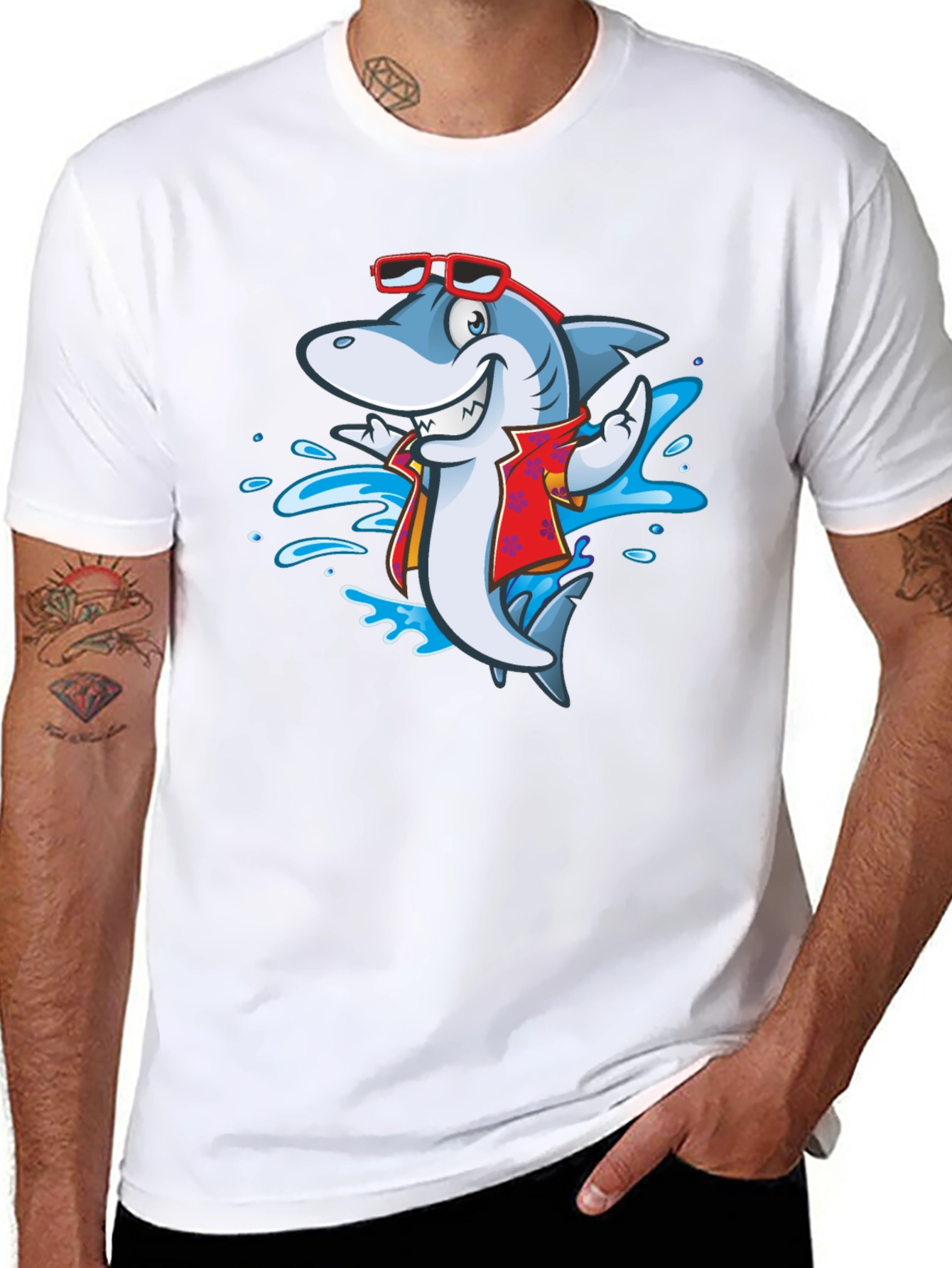 Cool Shark T-Shirt - Vacation Mode On!