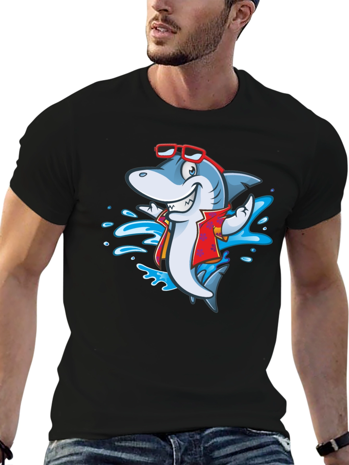 Cool Shark T-Shirt - Vacation Mode On!
