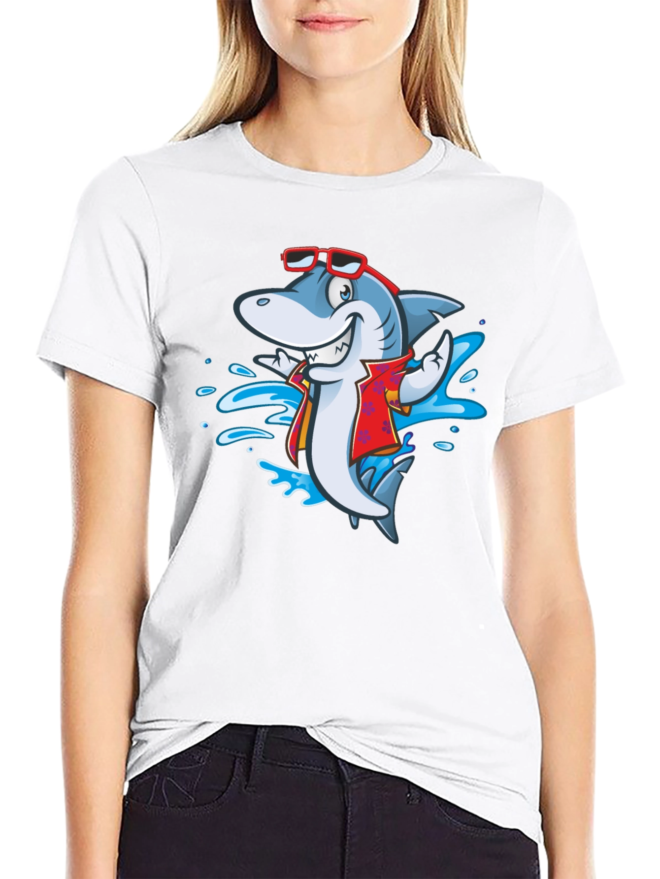 Cool Shark T-Shirt - Vacation Mode On!