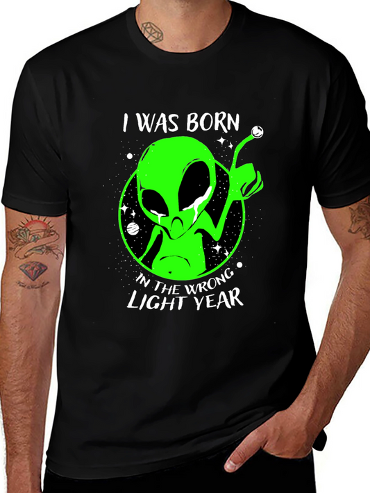 Alien Wrong Light Year Black T-Shirt