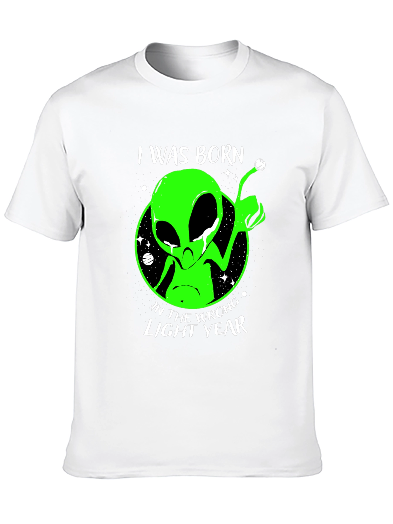 Alien Wrong Light Year Black T-Shirt