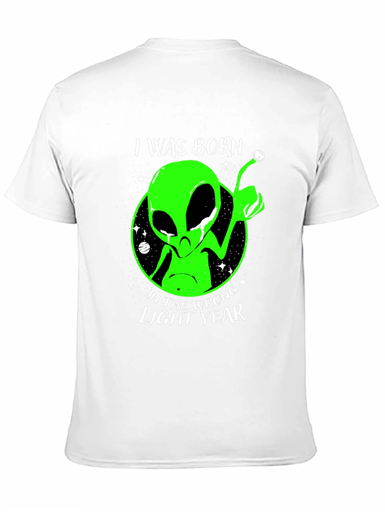 Alien Wrong Light Year Black T-Shirt