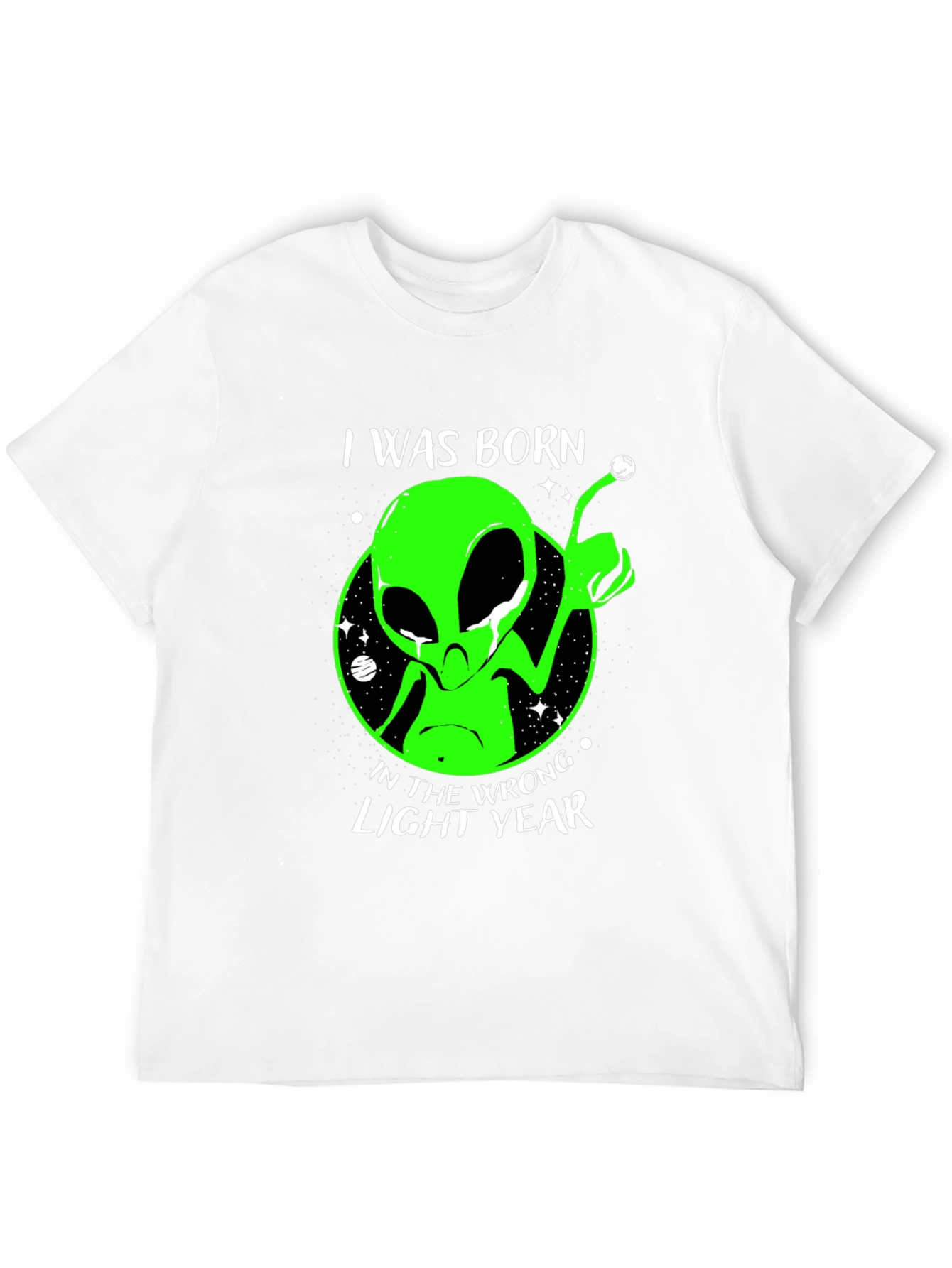 Alien Wrong Light Year Black T-Shirt