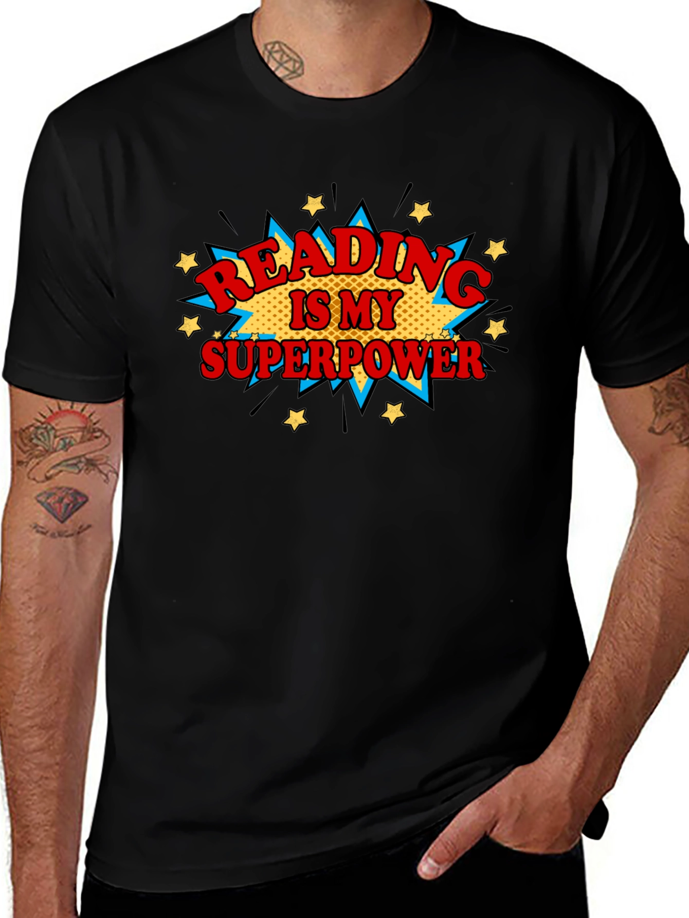Reading is My Superpower Graphic Tee