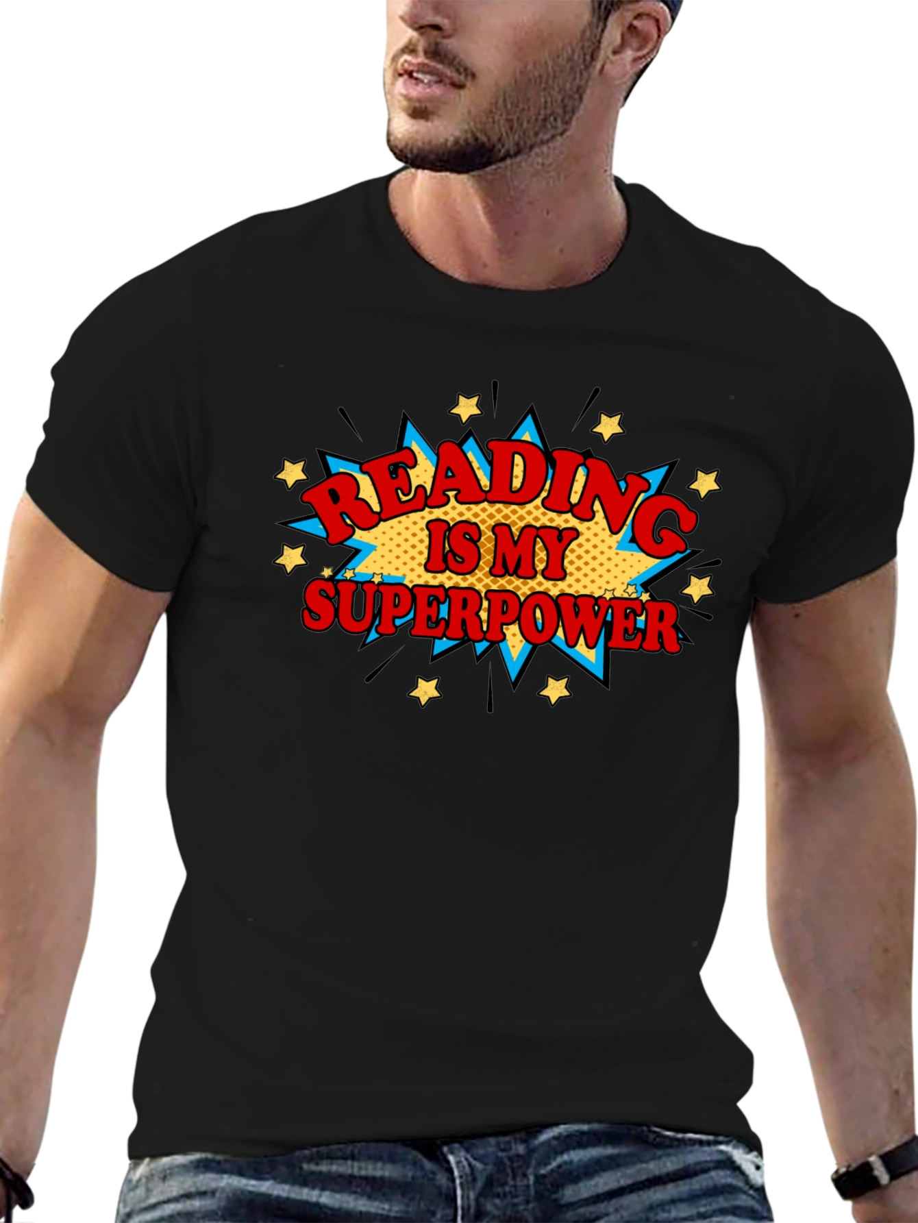 Reading is My Superpower Graphic Tee