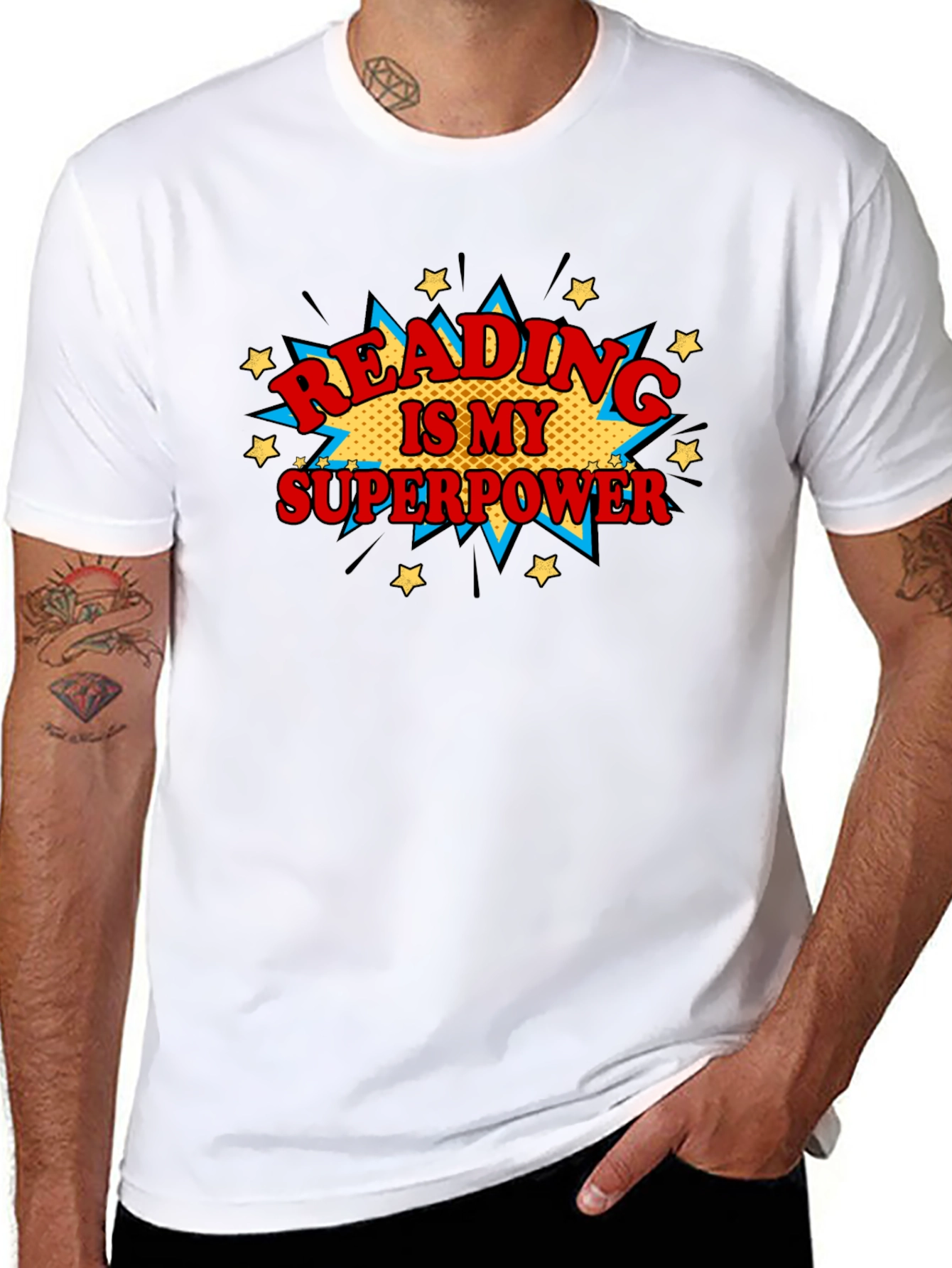 Reading is My Superpower Graphic Tee
