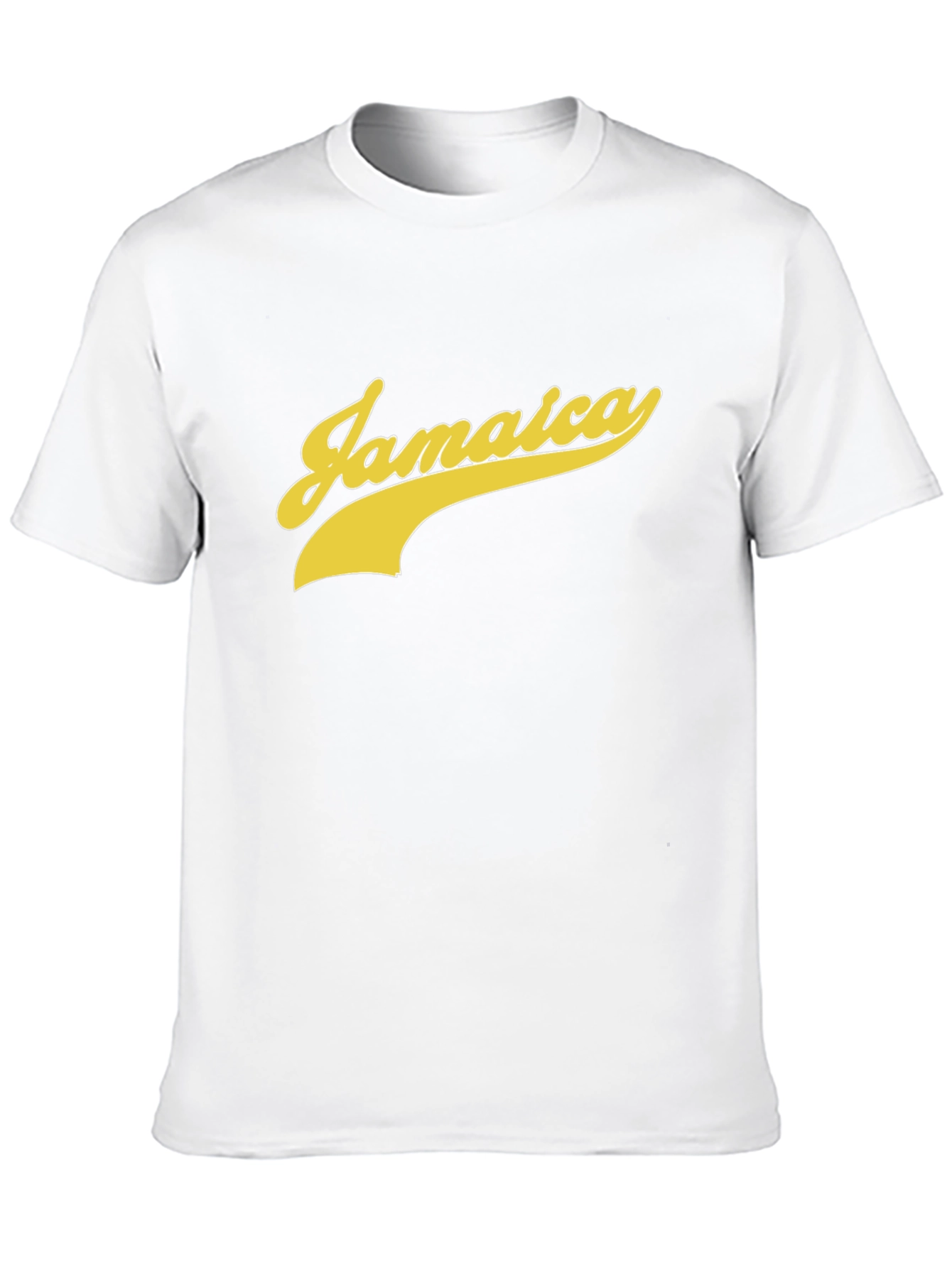 Jamaica Graphic Tee - Black Cotton T-Shirt