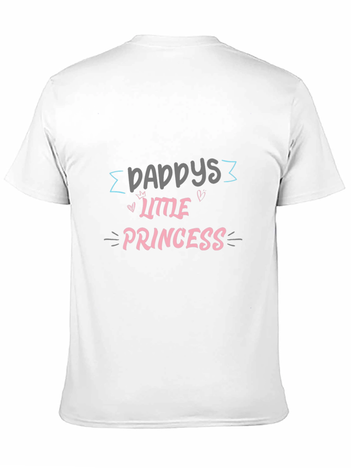 Daddys Little Princess Black T-Shirt