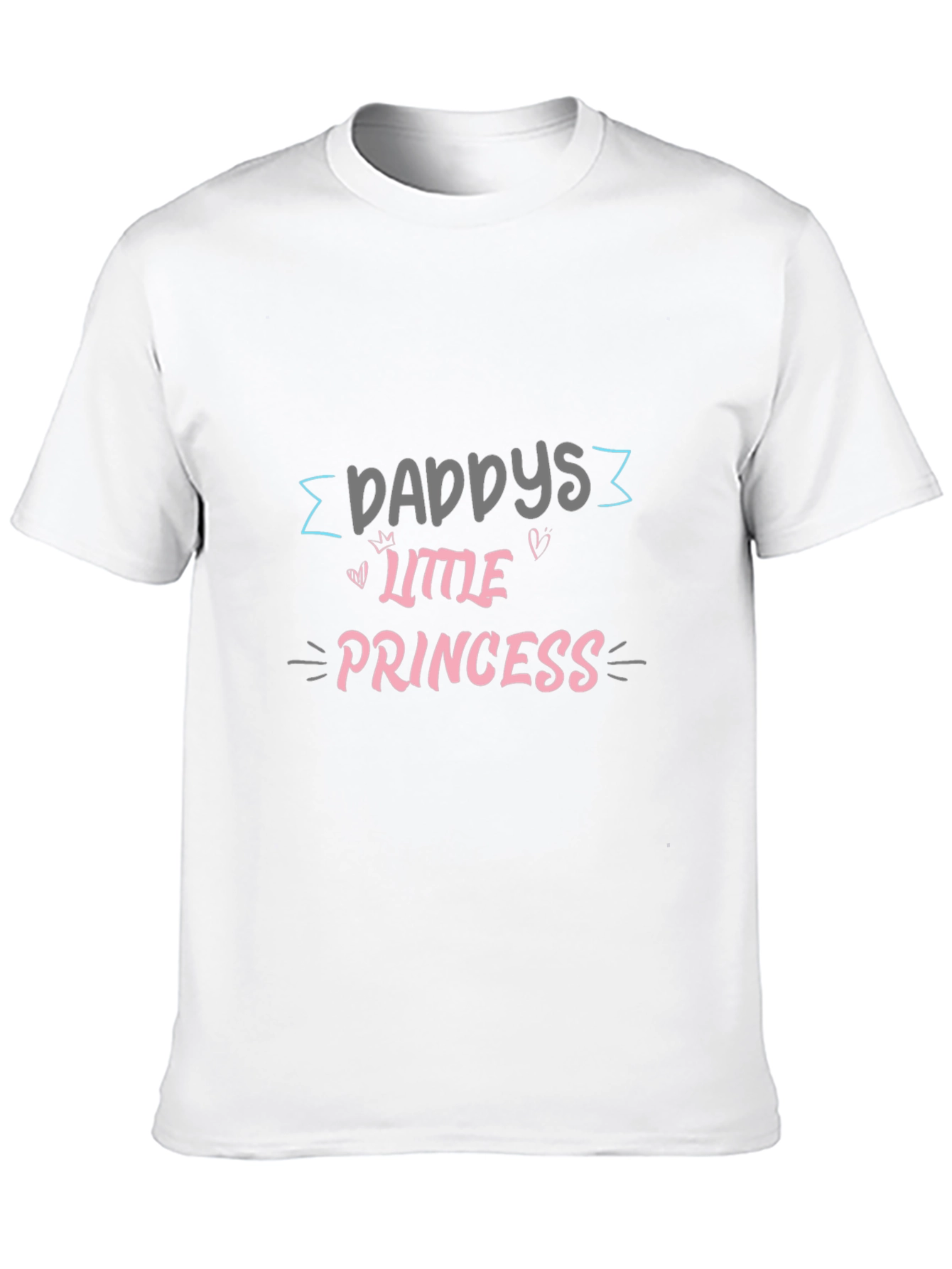 Daddys Little Princess Black T-Shirt