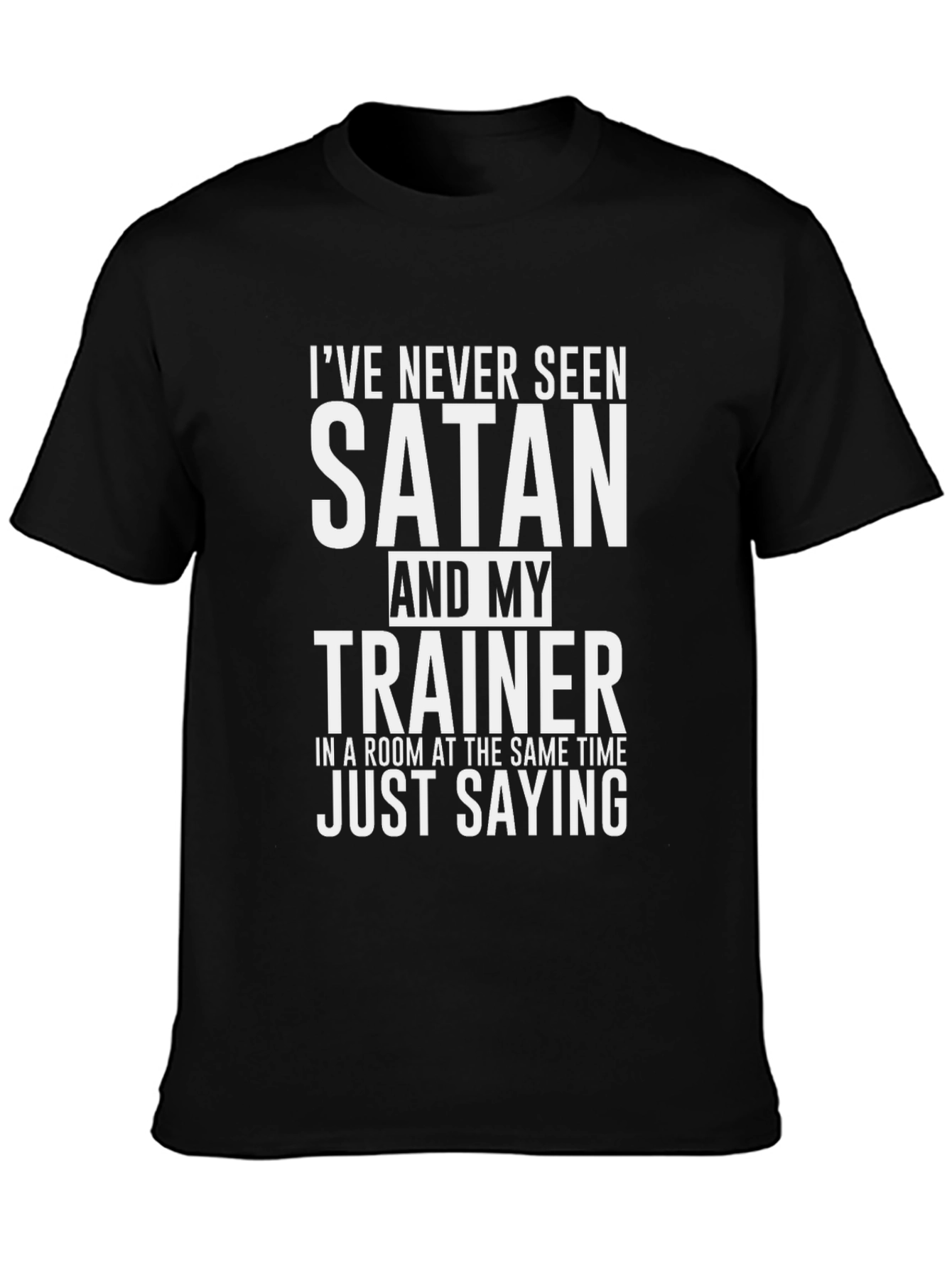 Satan and My Trainer Graphic T-Shirt