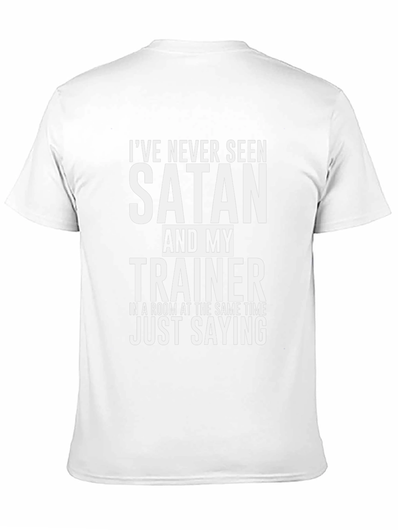Satan and My Trainer Graphic T-Shirt