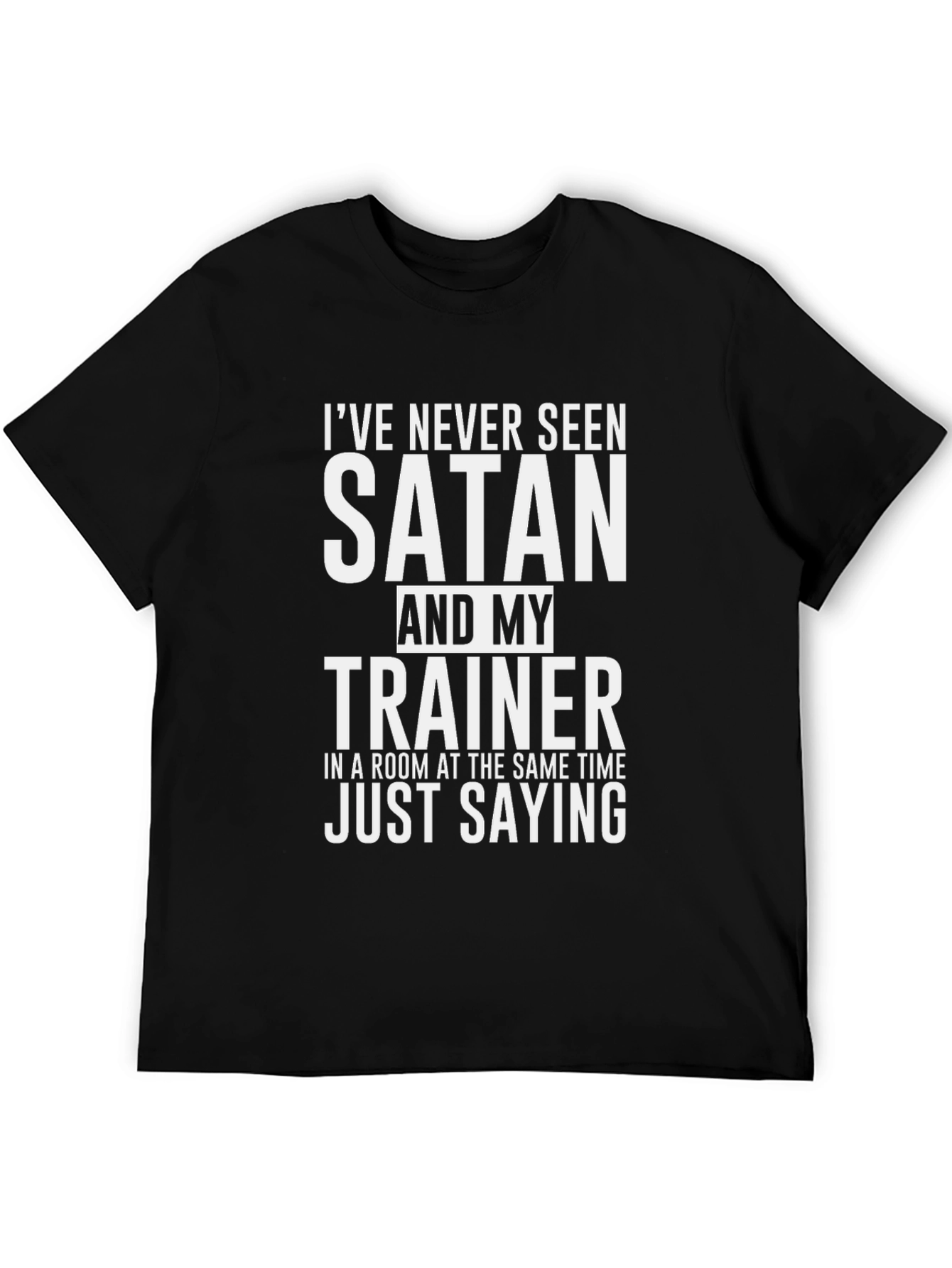 Satan and My Trainer Graphic T-Shirt