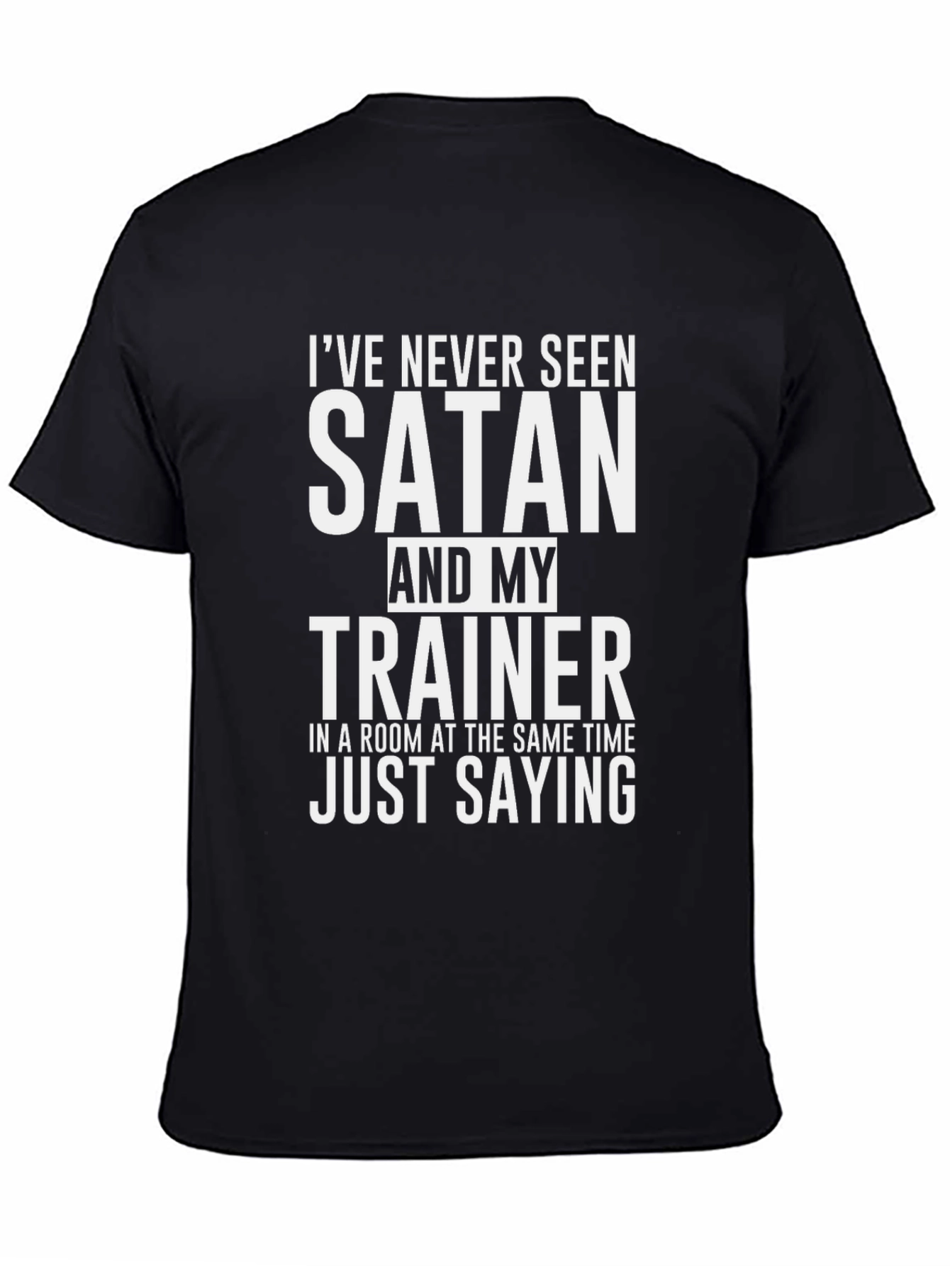 Satan and My Trainer Graphic T-Shirt
