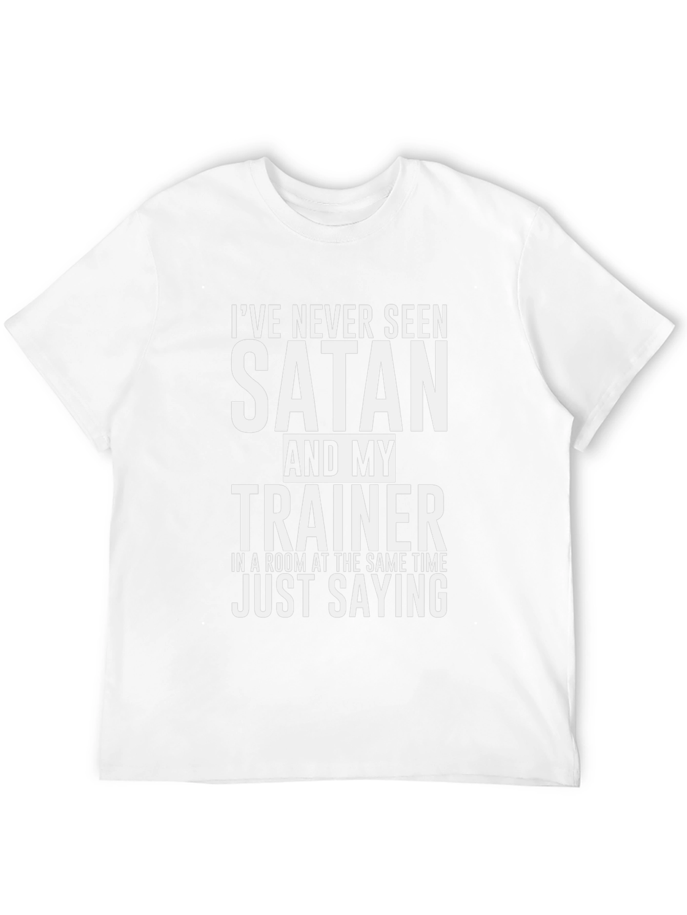Satan and My Trainer Graphic T-Shirt