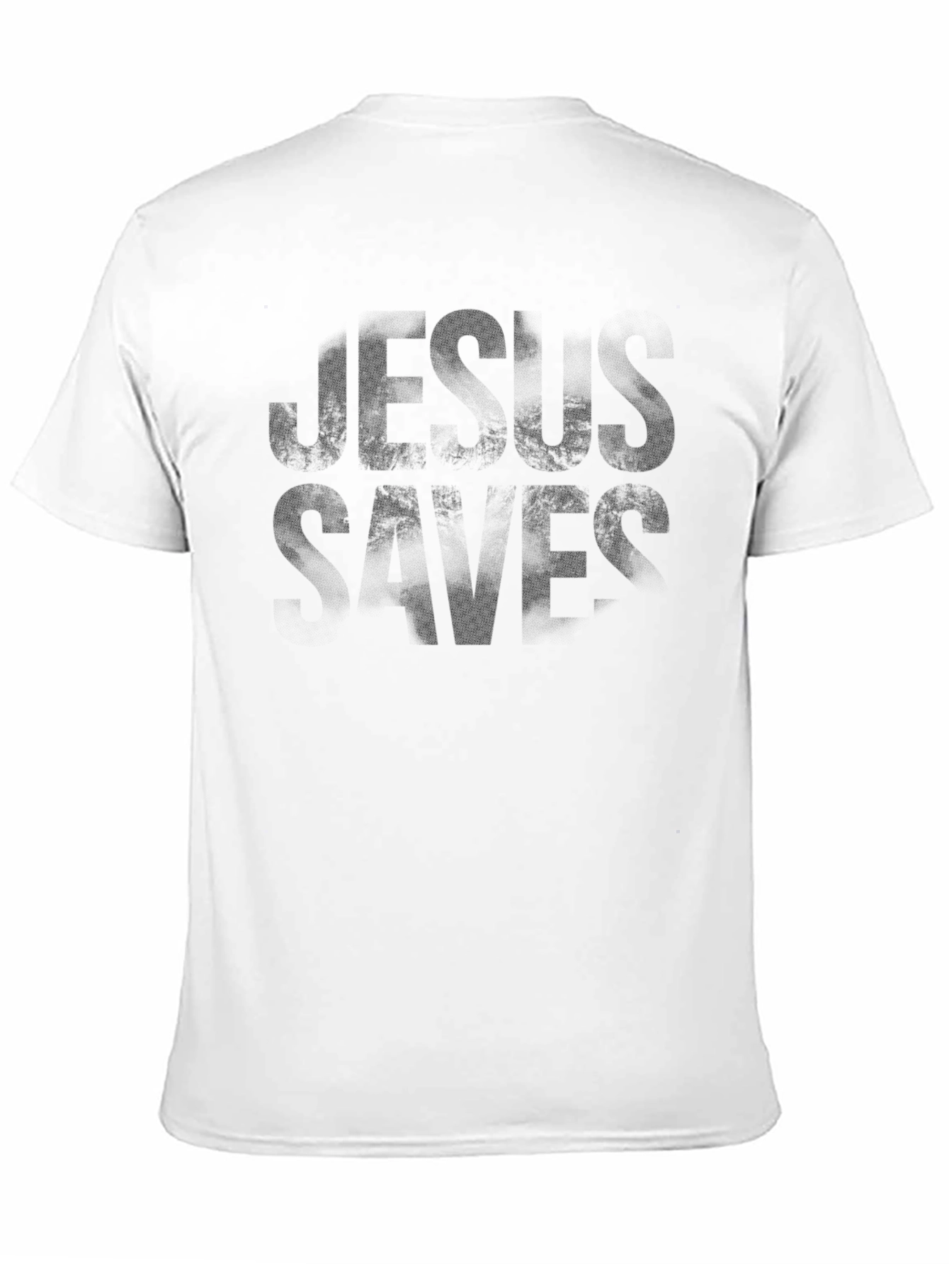 Jesus Saves Black Graphic T-Shirt