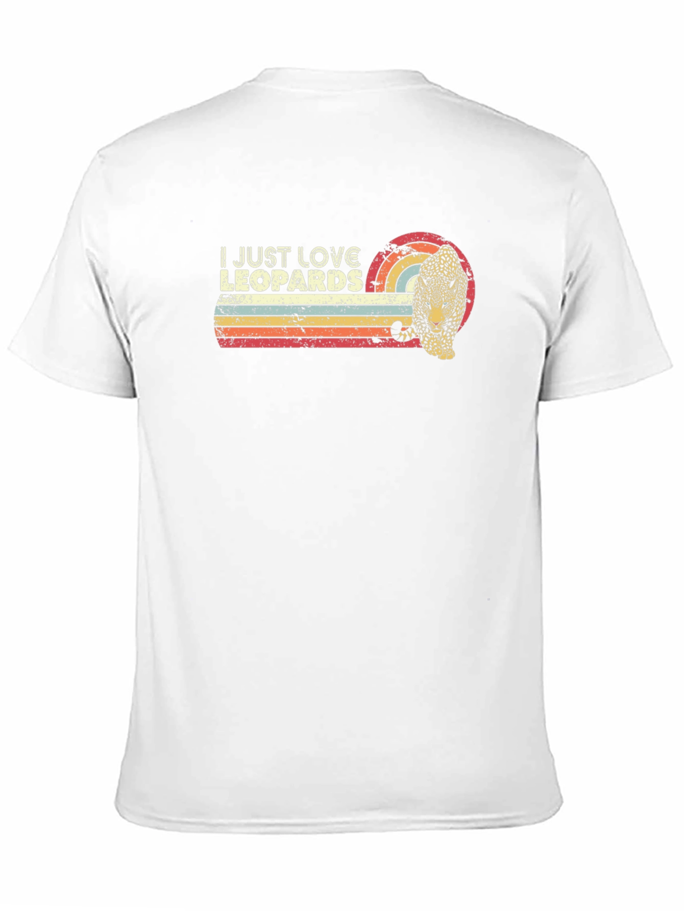I Just Love Leopards Retro Graphic Tee