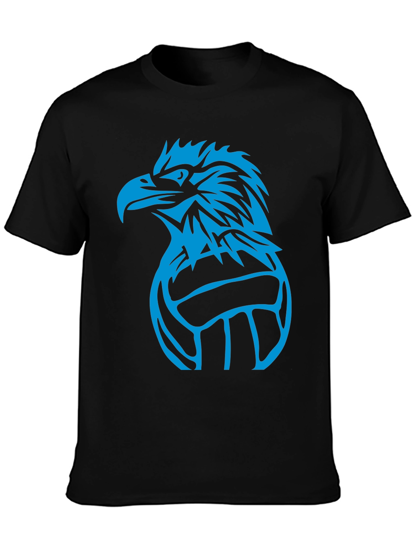 Eagle Volleyball Graphic Tee - Black