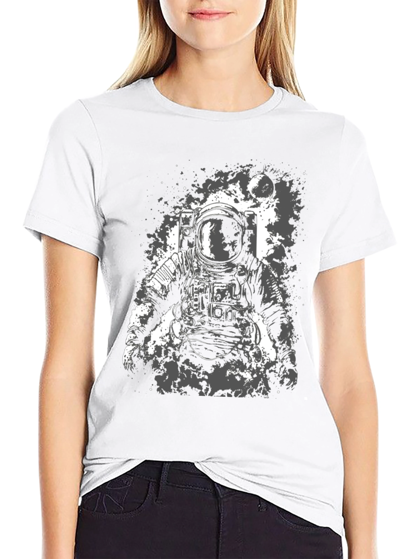 Astronaut Graphic T-Shirt - Space Exploration