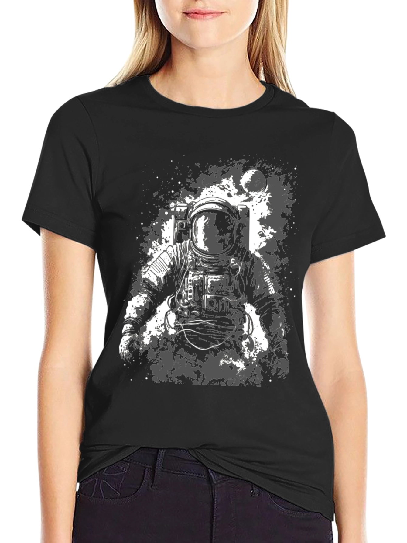 Astronaut Graphic T-Shirt - Space Exploration