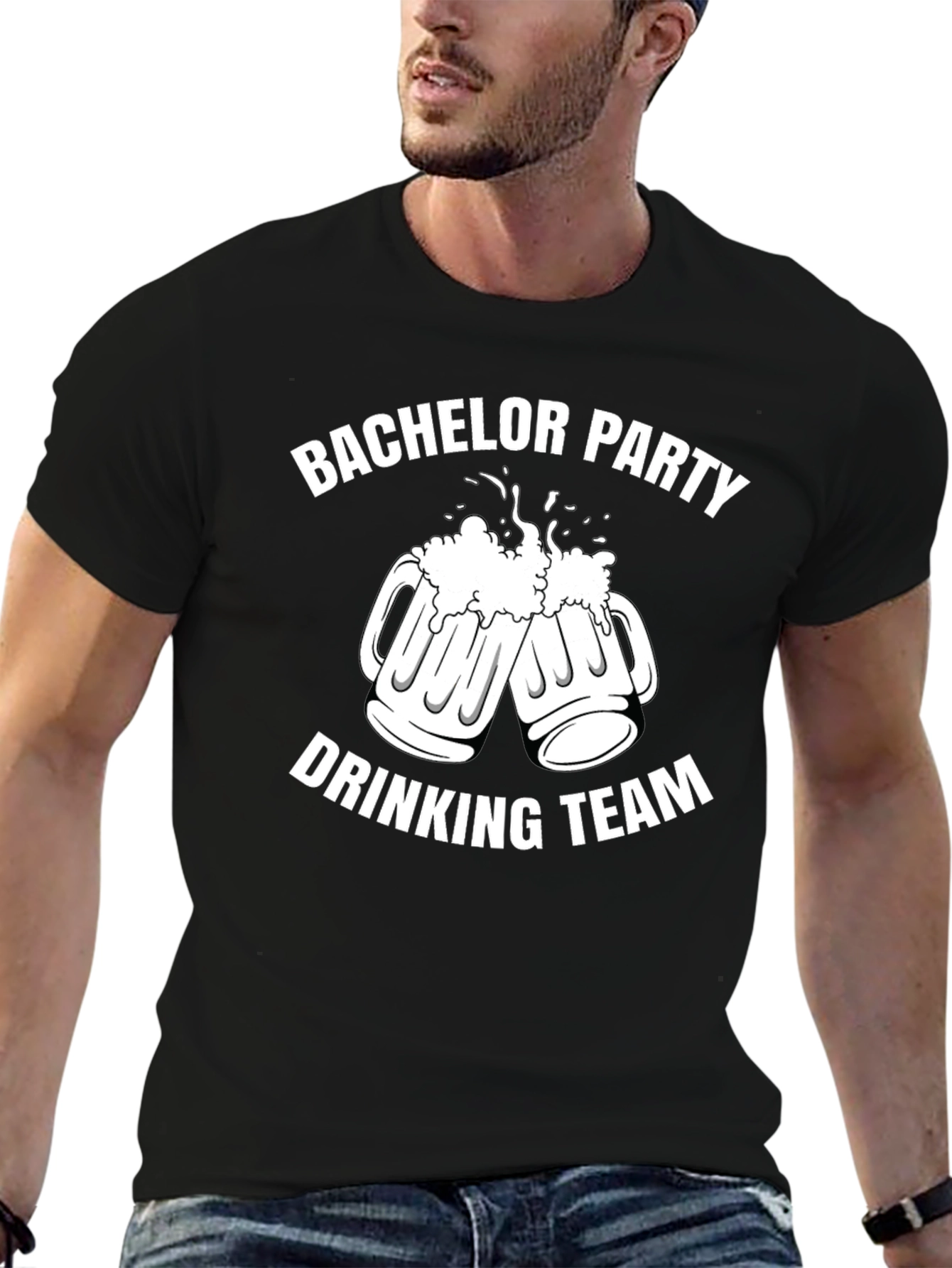 Bachelor Party Drinking Team Graphic T-Shirt