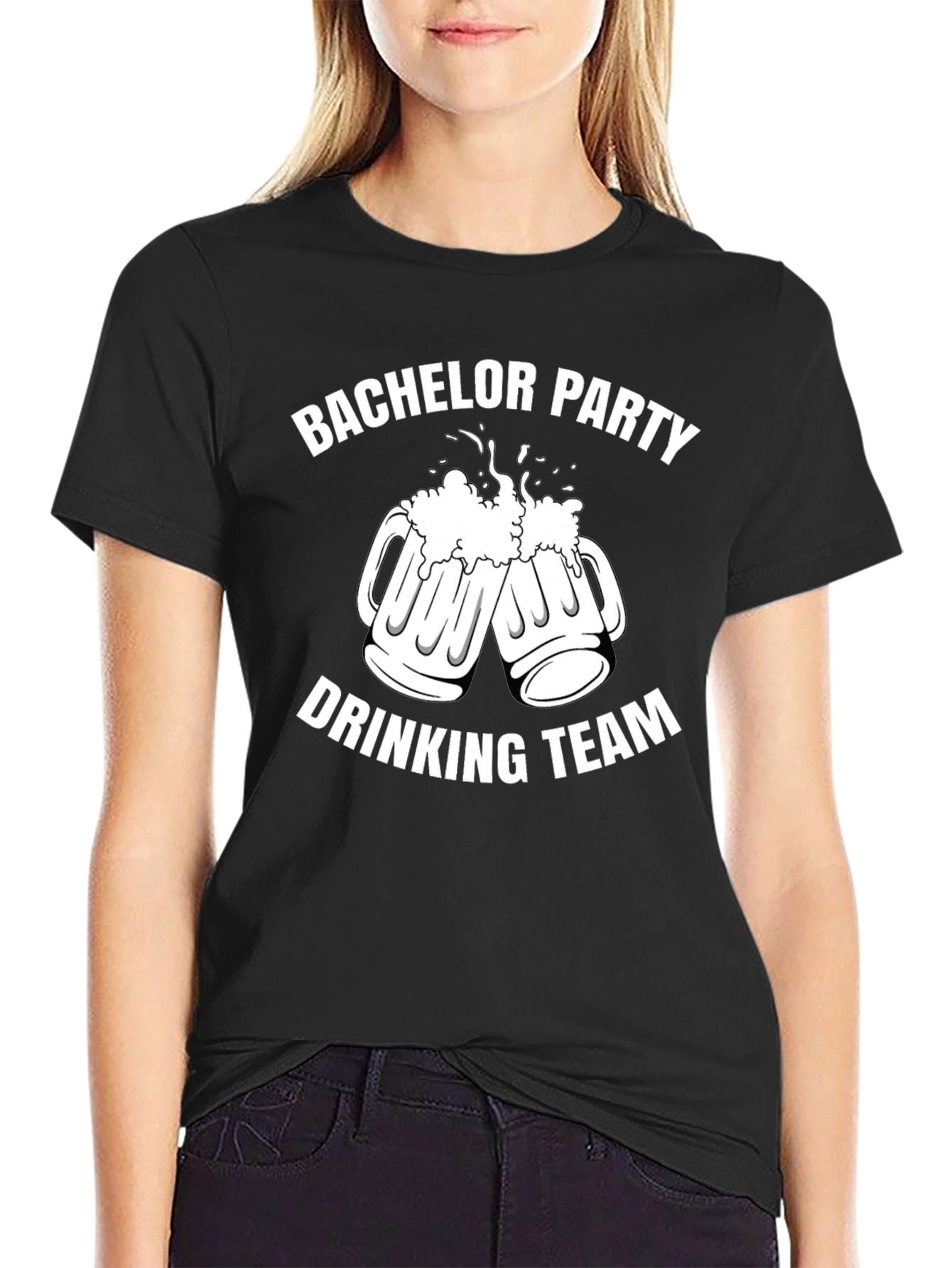 Bachelor Party Drinking Team Graphic T-Shirt