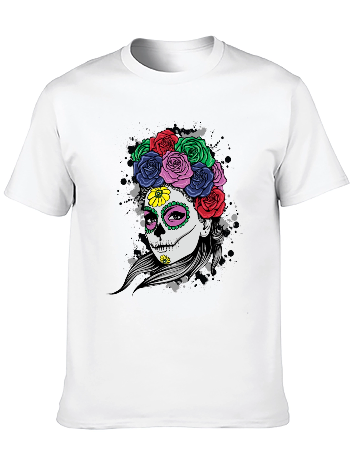 Sugar Skull Floral T-Shirt