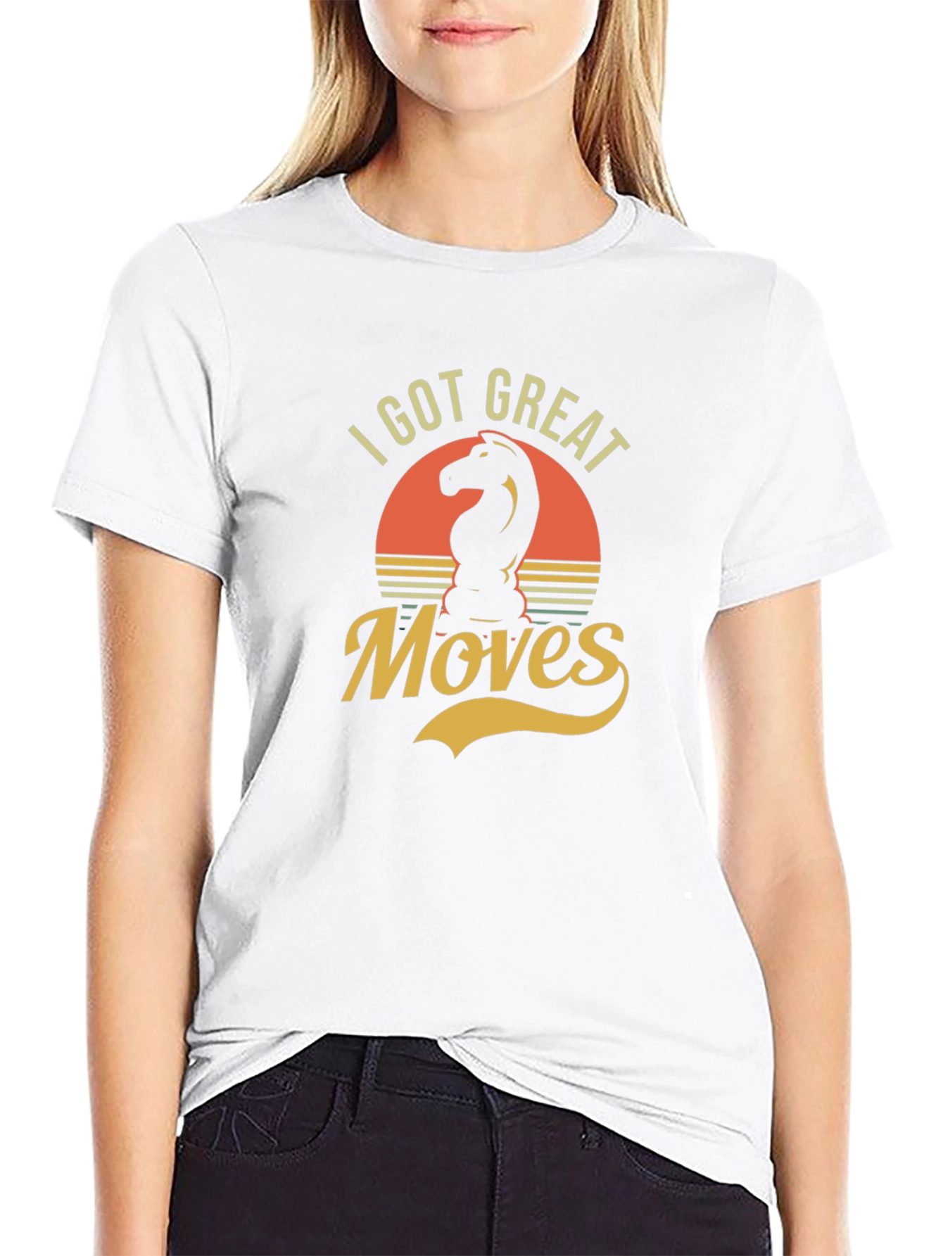 I Got Great Moves Chess Knight Graphic T-Shirt