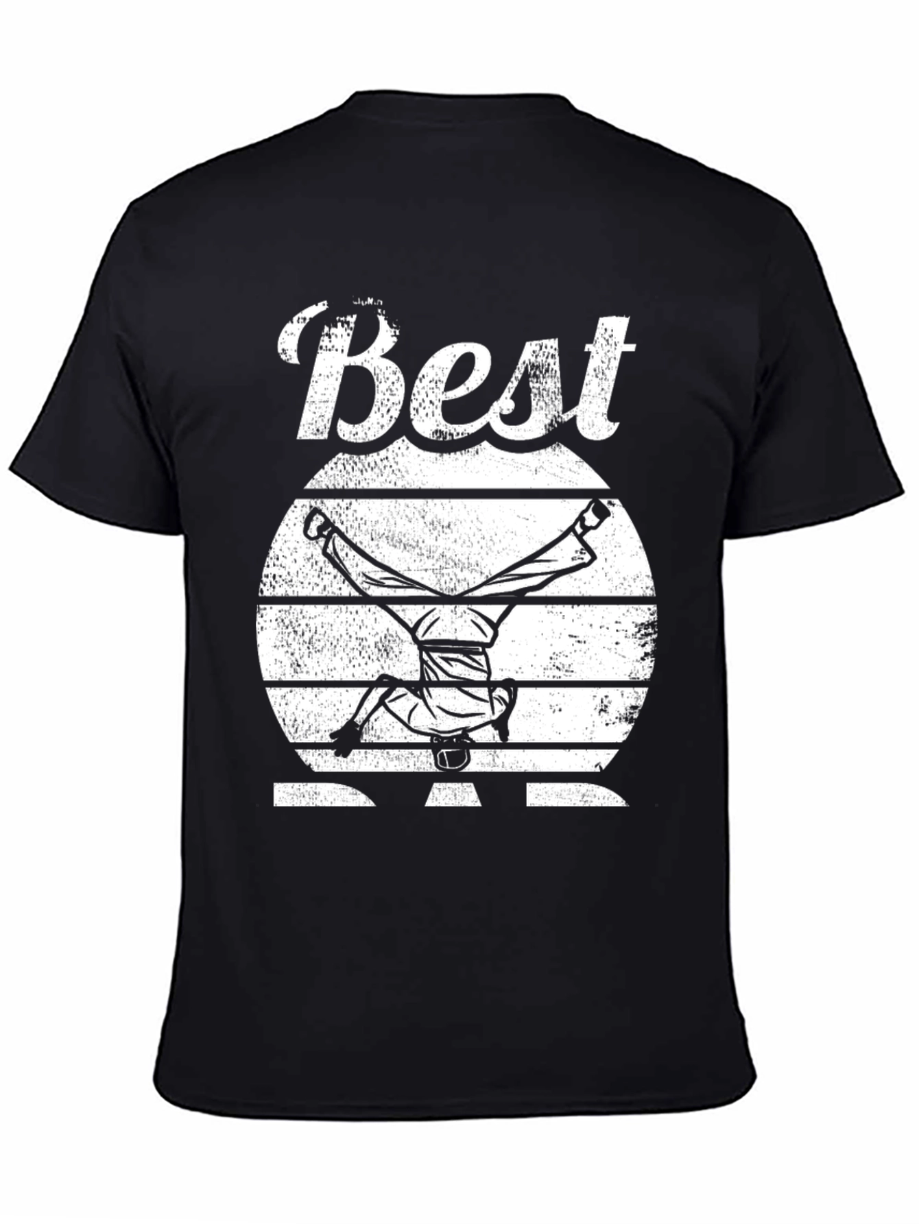 Best Dad T-Shirt Handstand Design