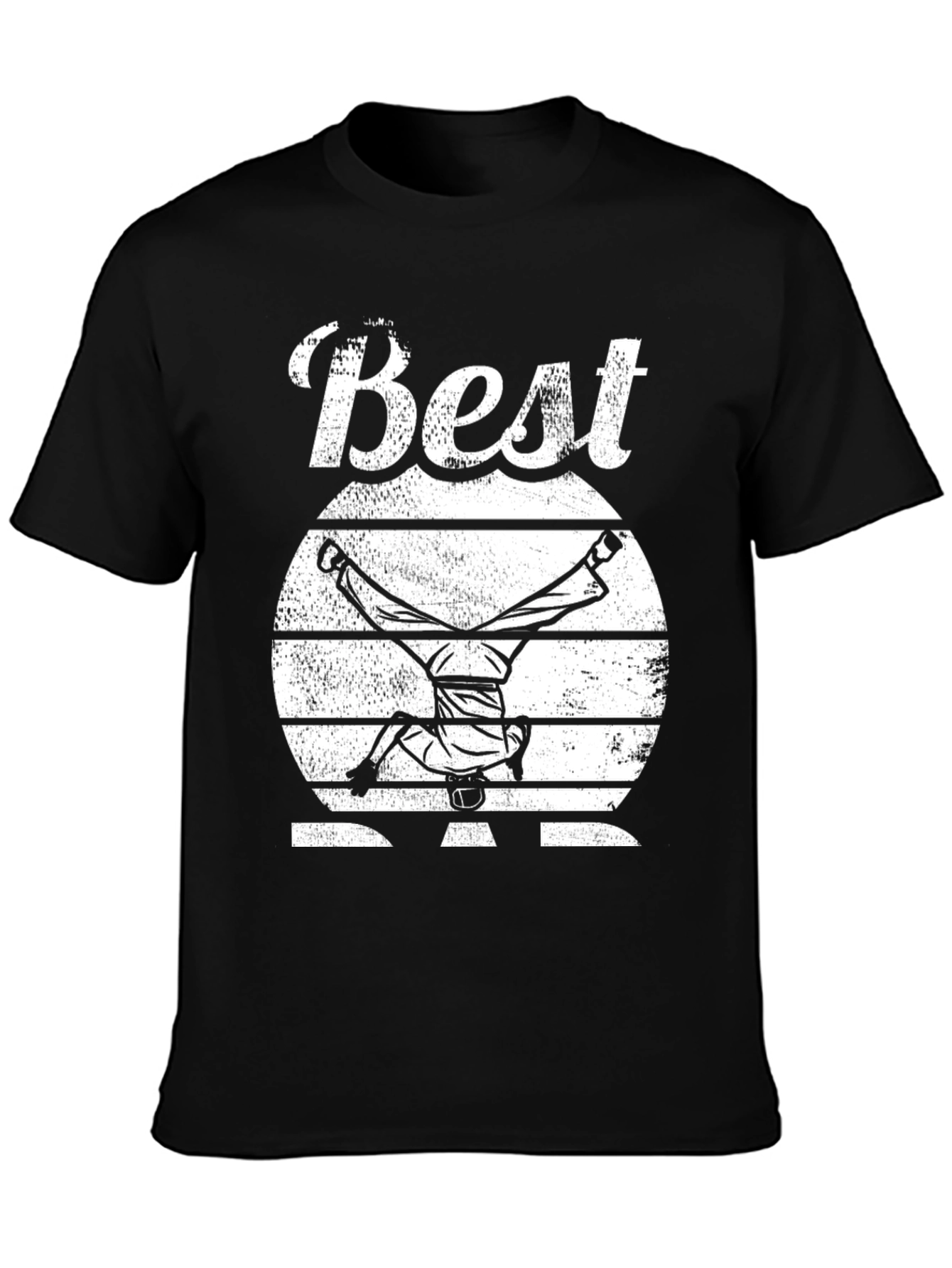 Best Dad T-Shirt Handstand Design