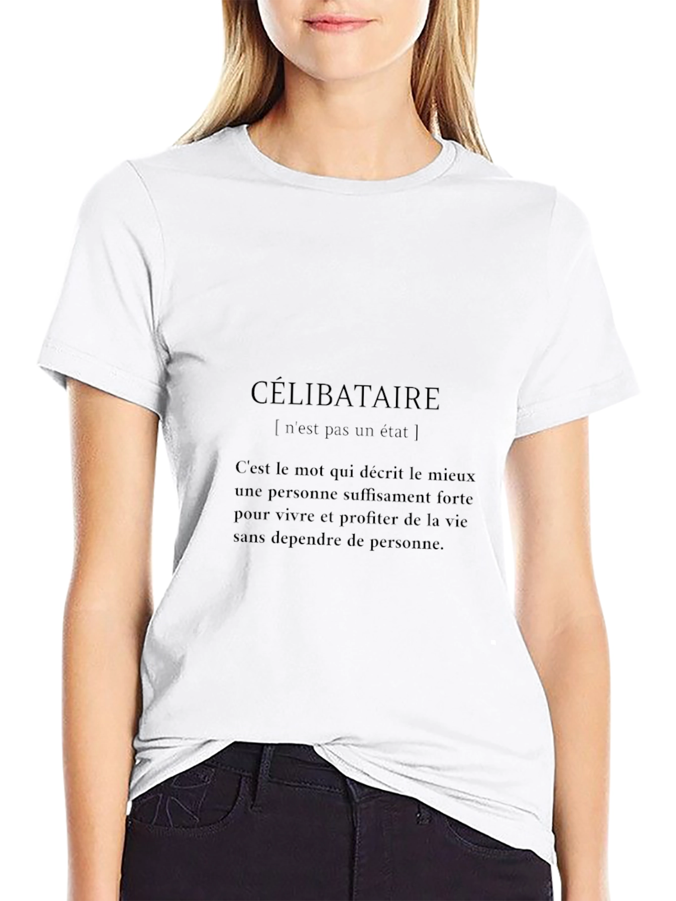 Célibataire Statement T-Shirt