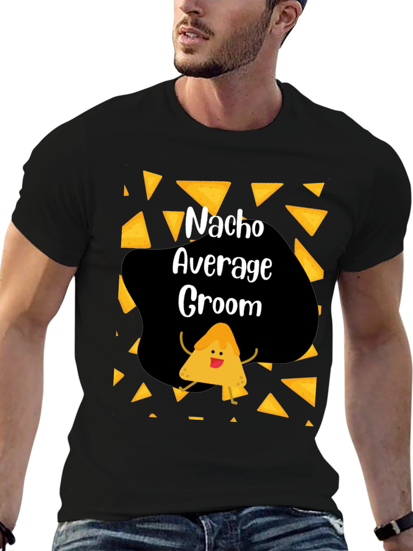 Nacho Average Groom Graphic T-Shirt