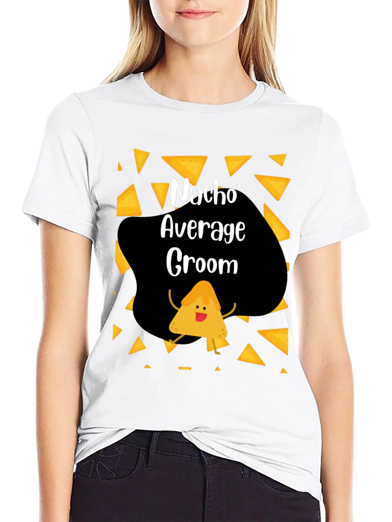 Nacho Average Groom Graphic T-Shirt