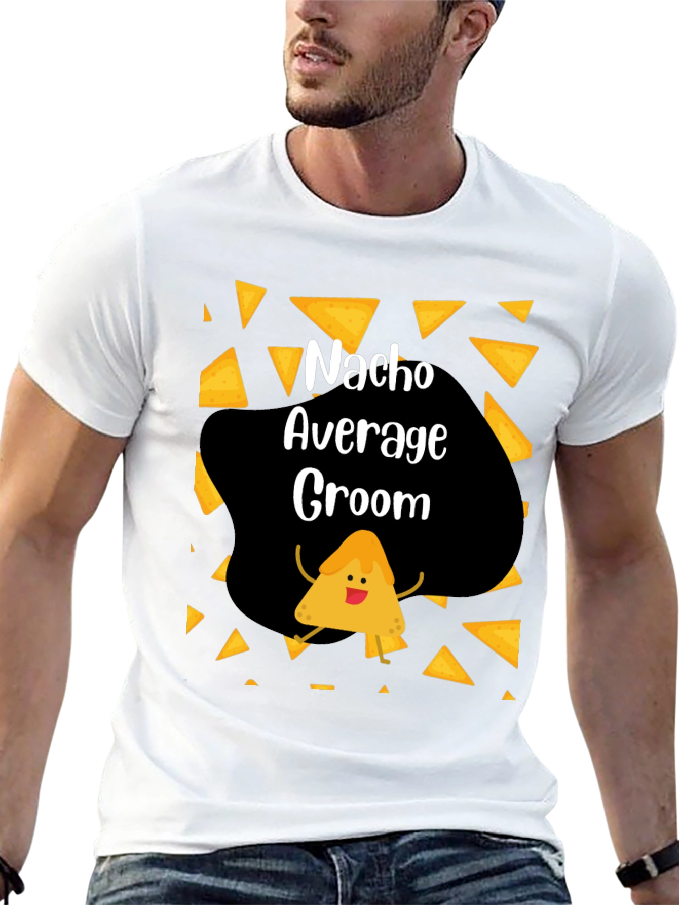 Nacho Average Groom Graphic T-Shirt