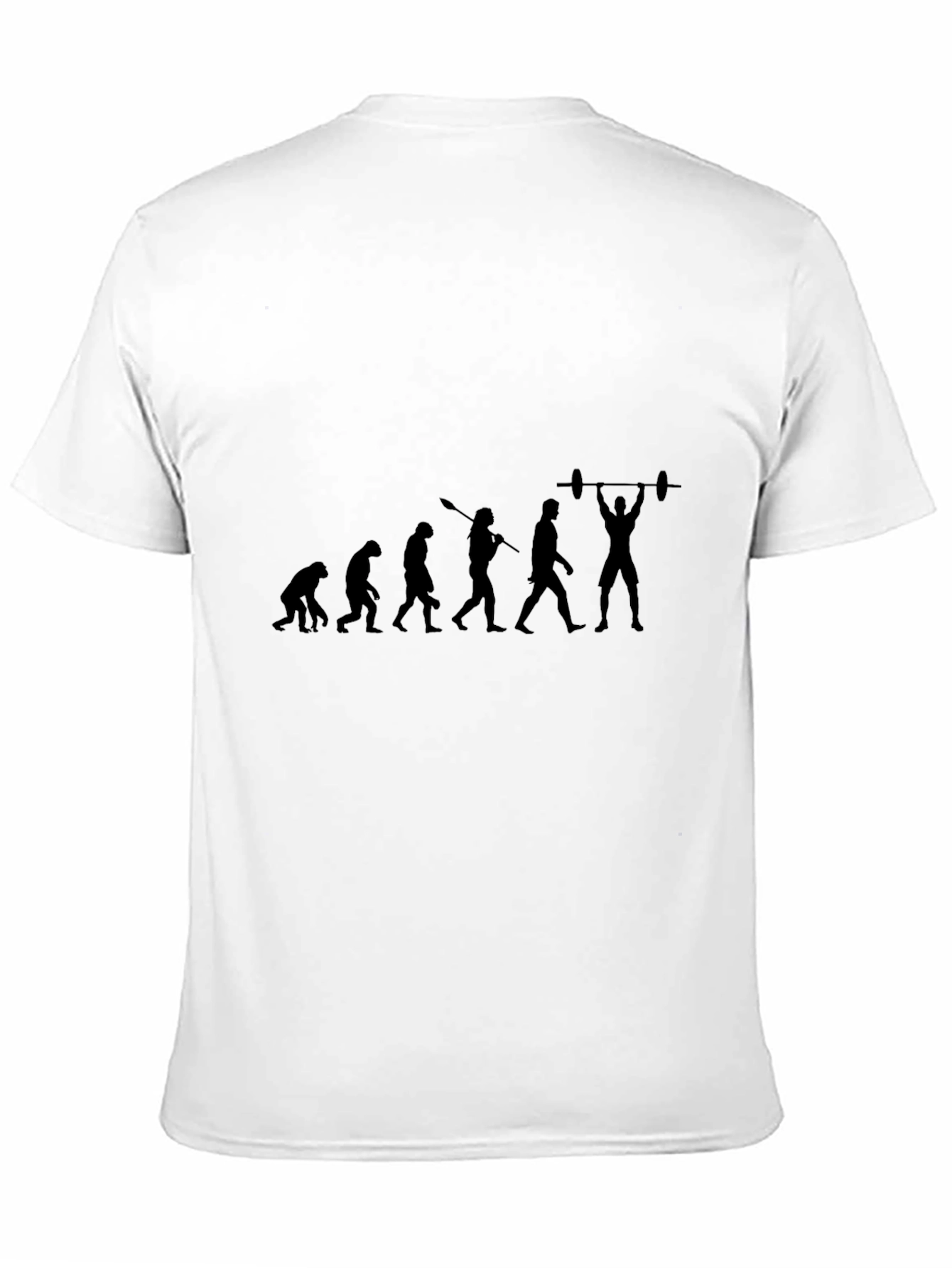 Evolution of Weightlifting Black T-Shirt