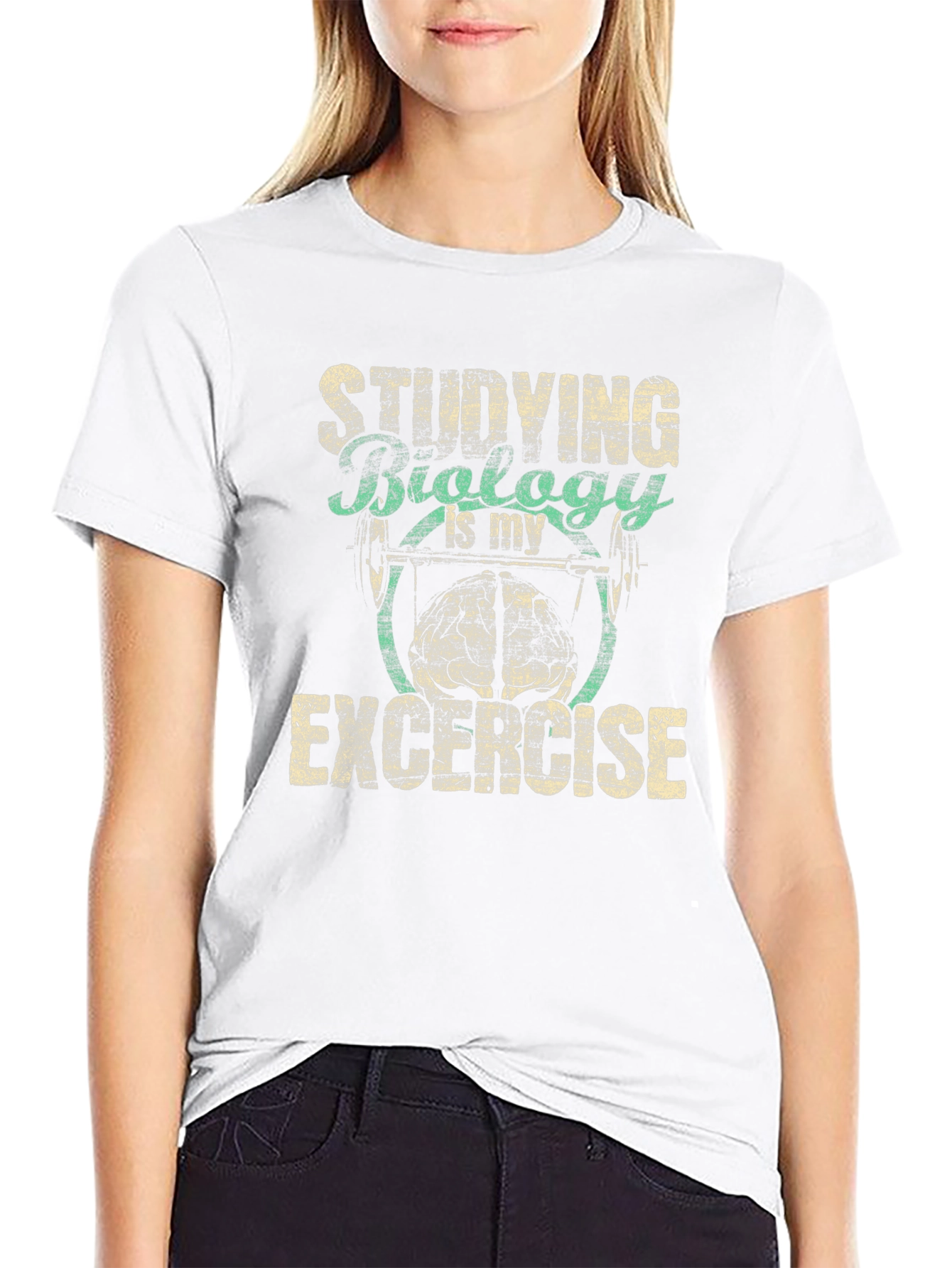 Biology Study Exercise Black T-Shirt
