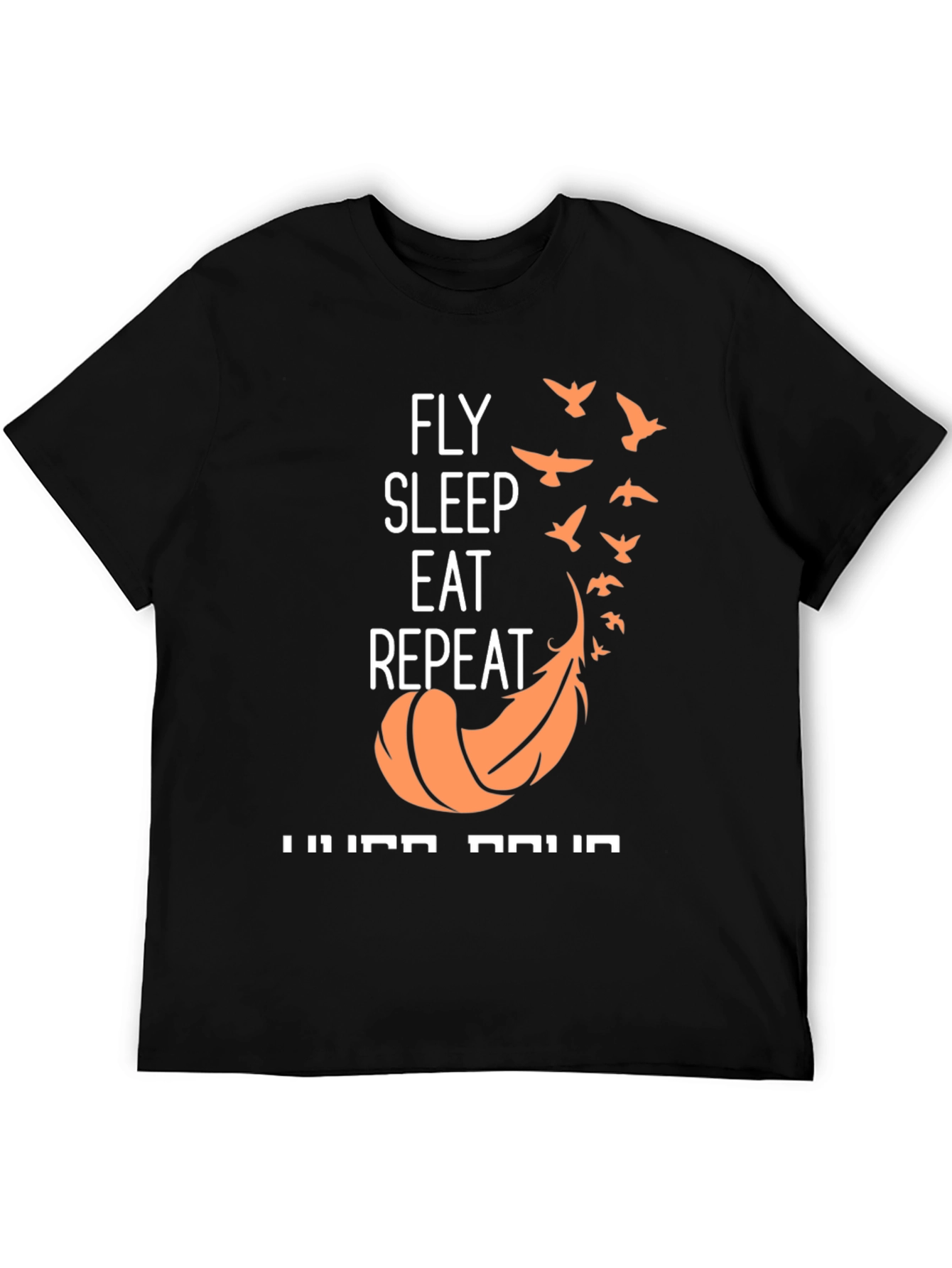 Fly Sleep Eat Repeat Graphic T-Shirt