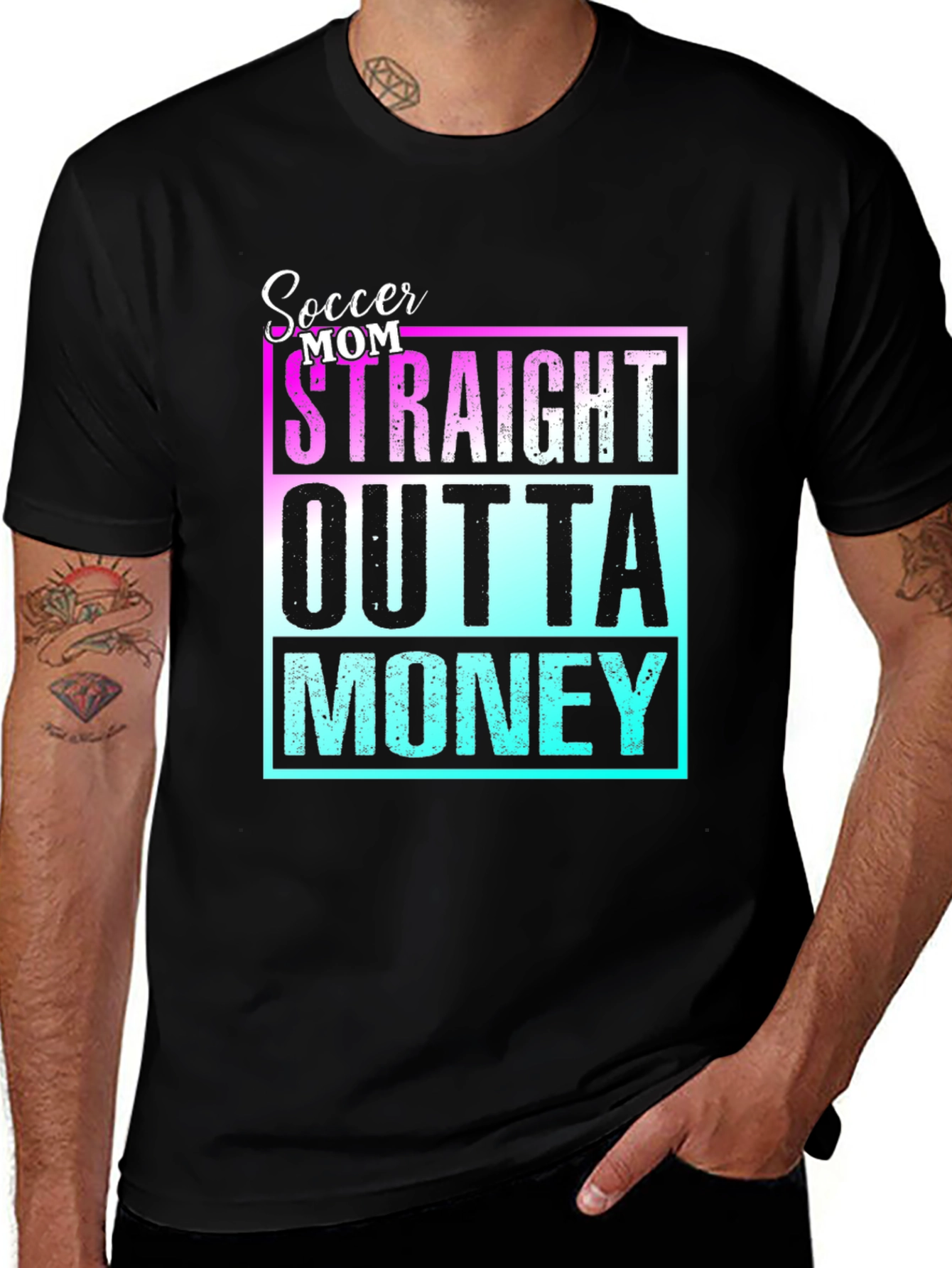 Soccer Mom Straight Outta Money Tee