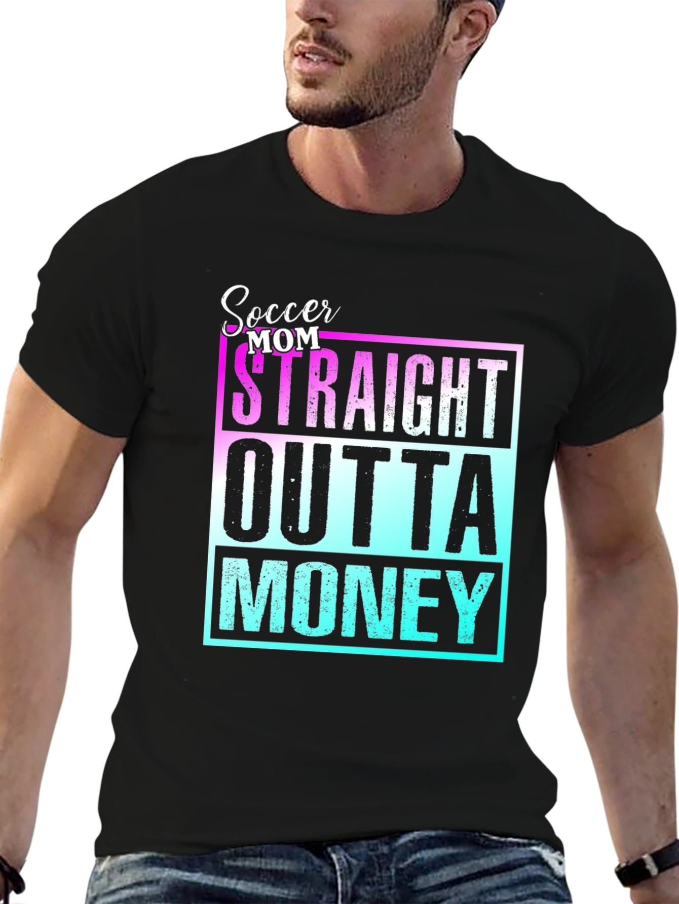 Soccer Mom Straight Outta Money Tee