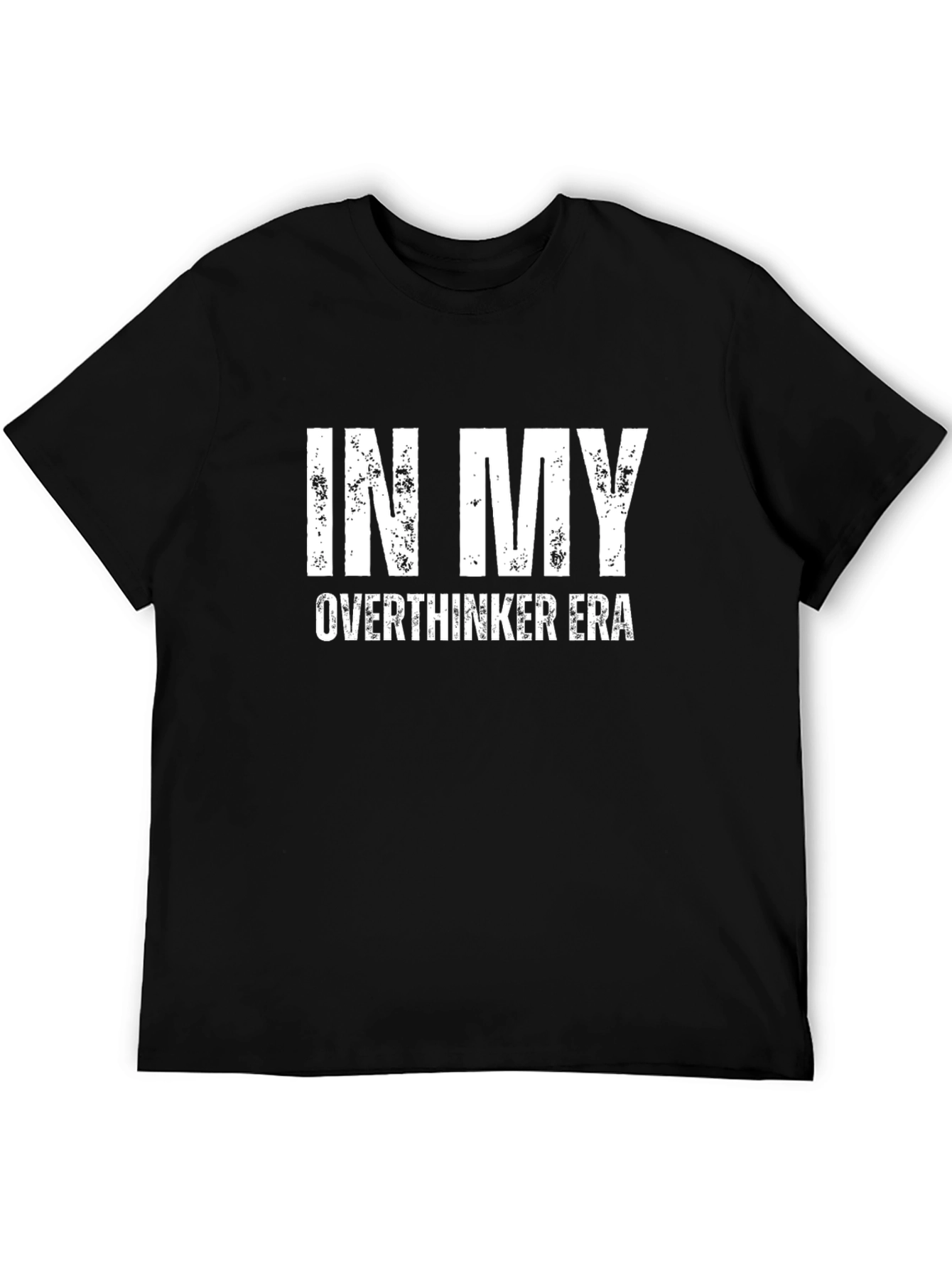 In My Overthinker Era Graphic Tee - Black