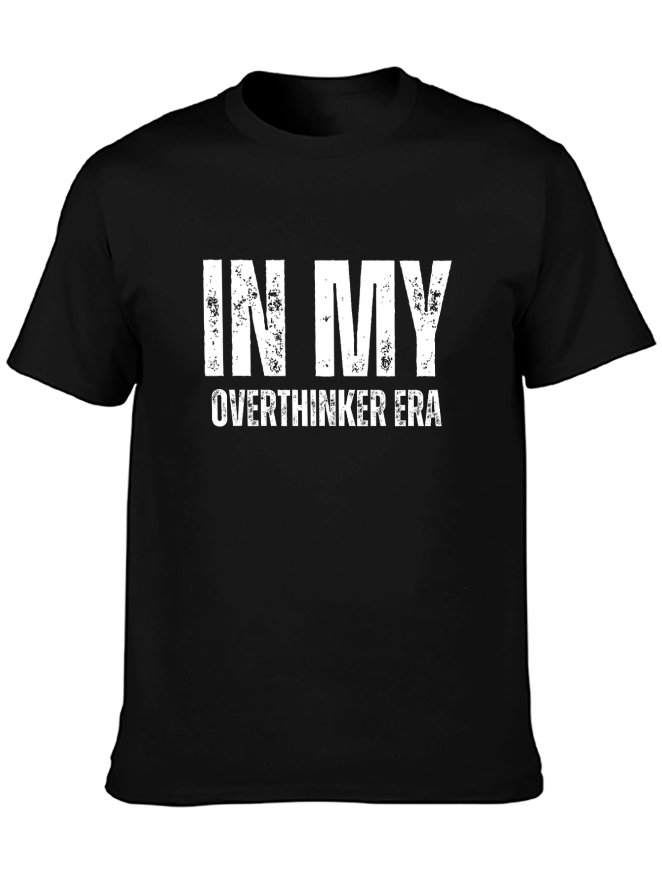 In My Overthinker Era Graphic Tee - Black