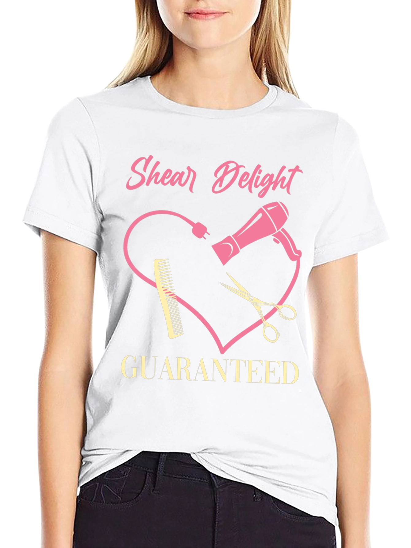 Shear Delight Graphic Tee - Hairdresser T-Shirt