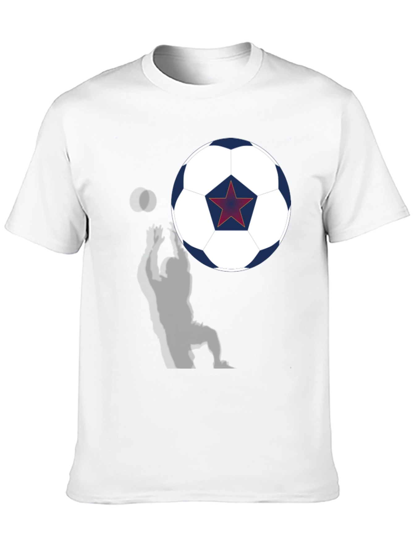 Soccer Star Graphic T-Shirt - Black