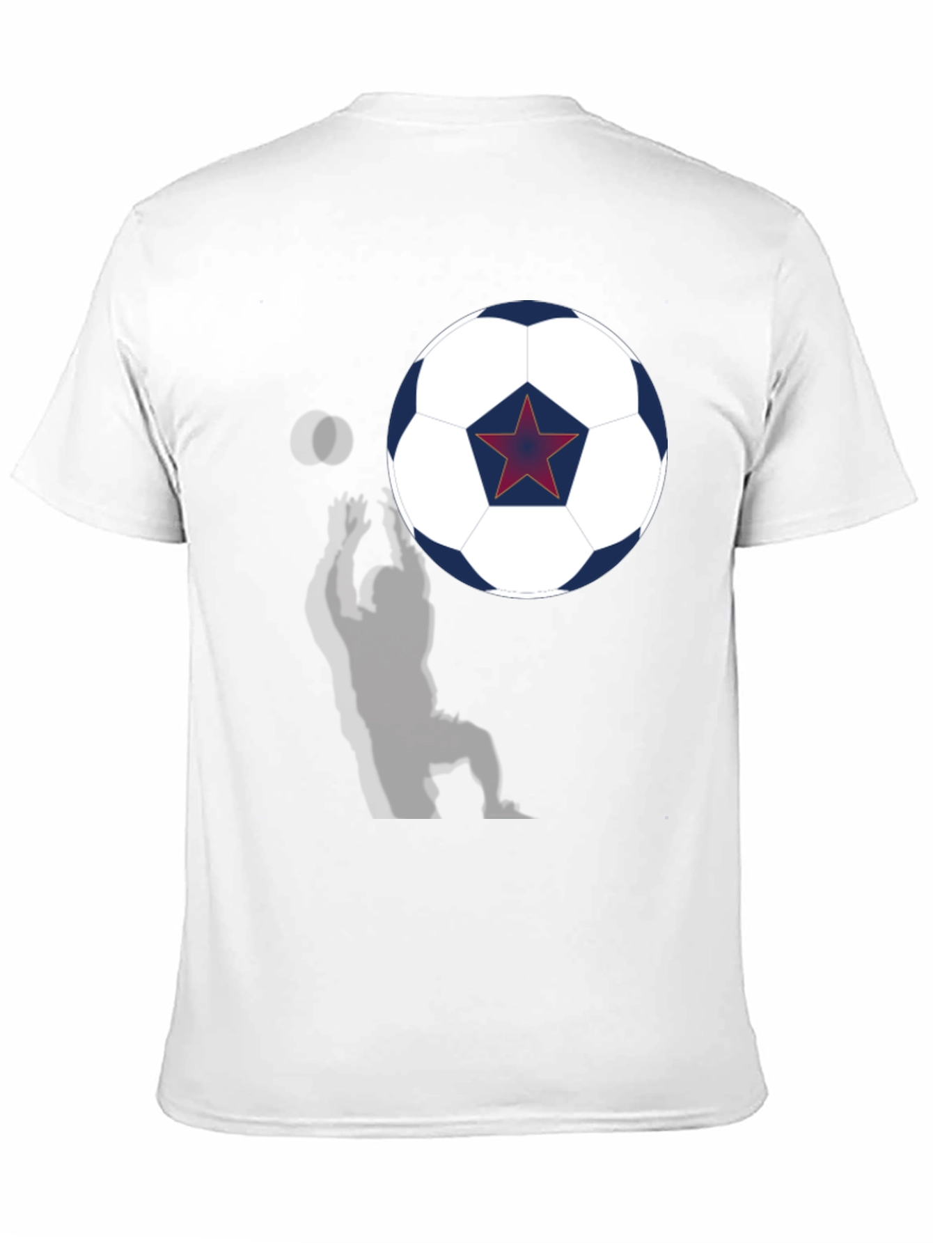 Soccer Star Graphic T-Shirt - Black