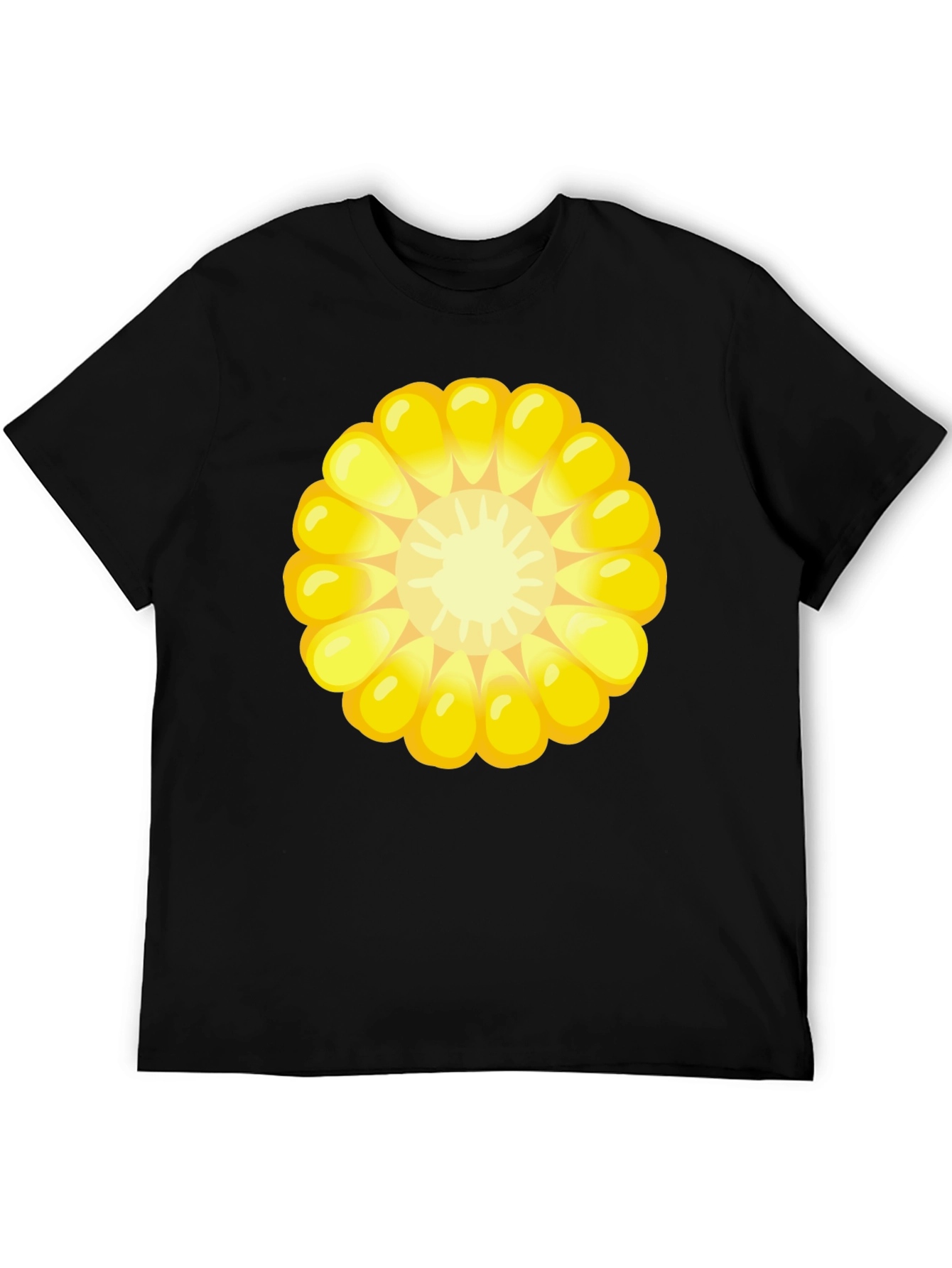 Corn Cob Graphic Tee - Black
