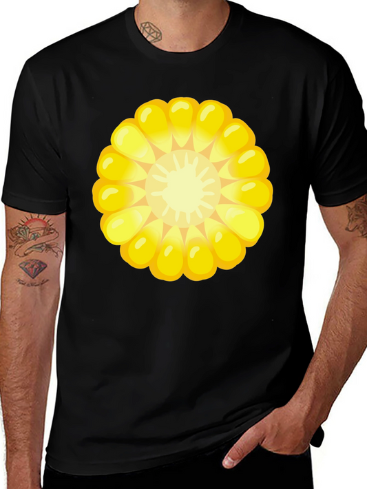 Corn Cob Graphic Tee - Black