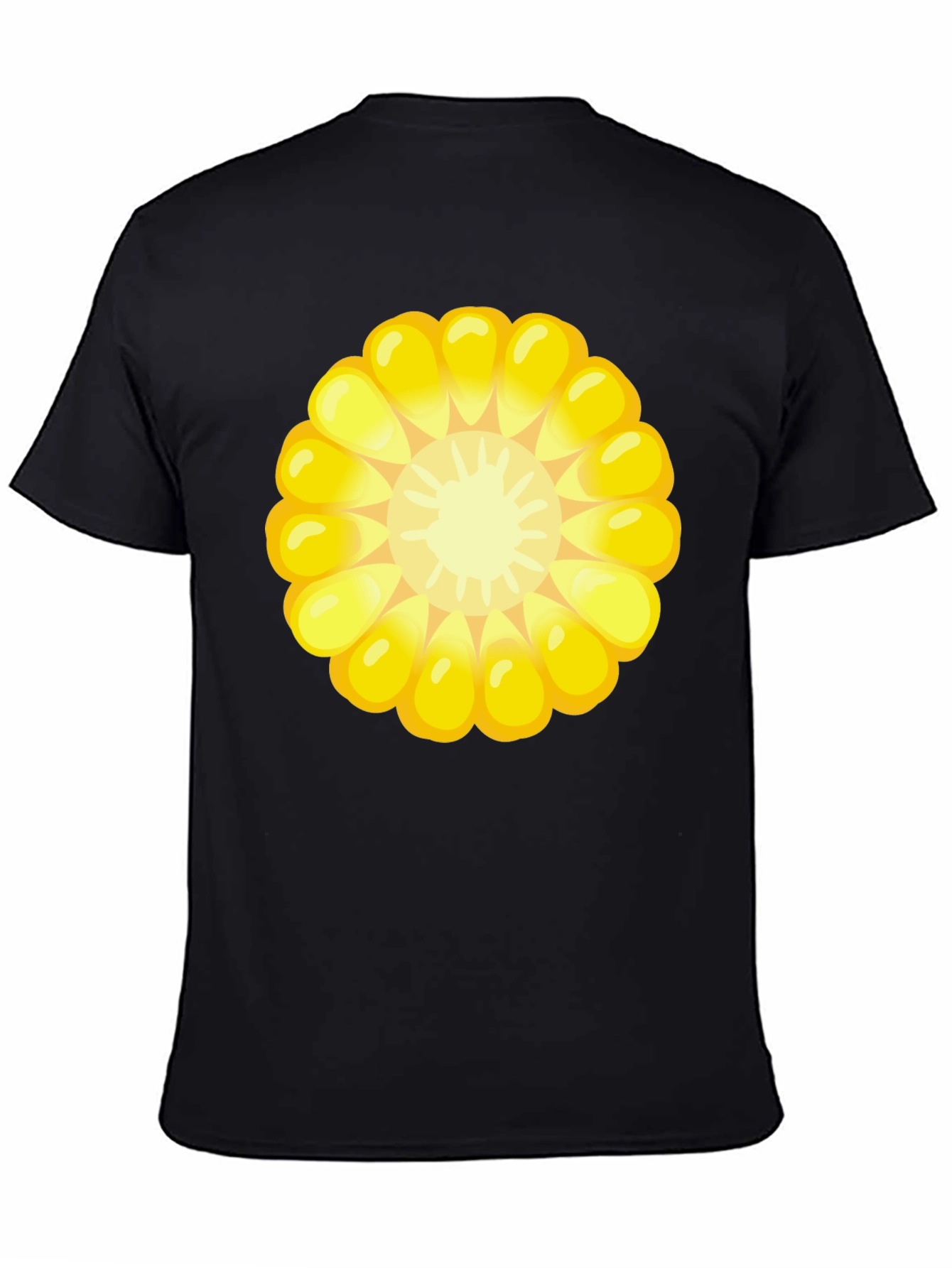 Corn Cob Graphic Tee - Black
