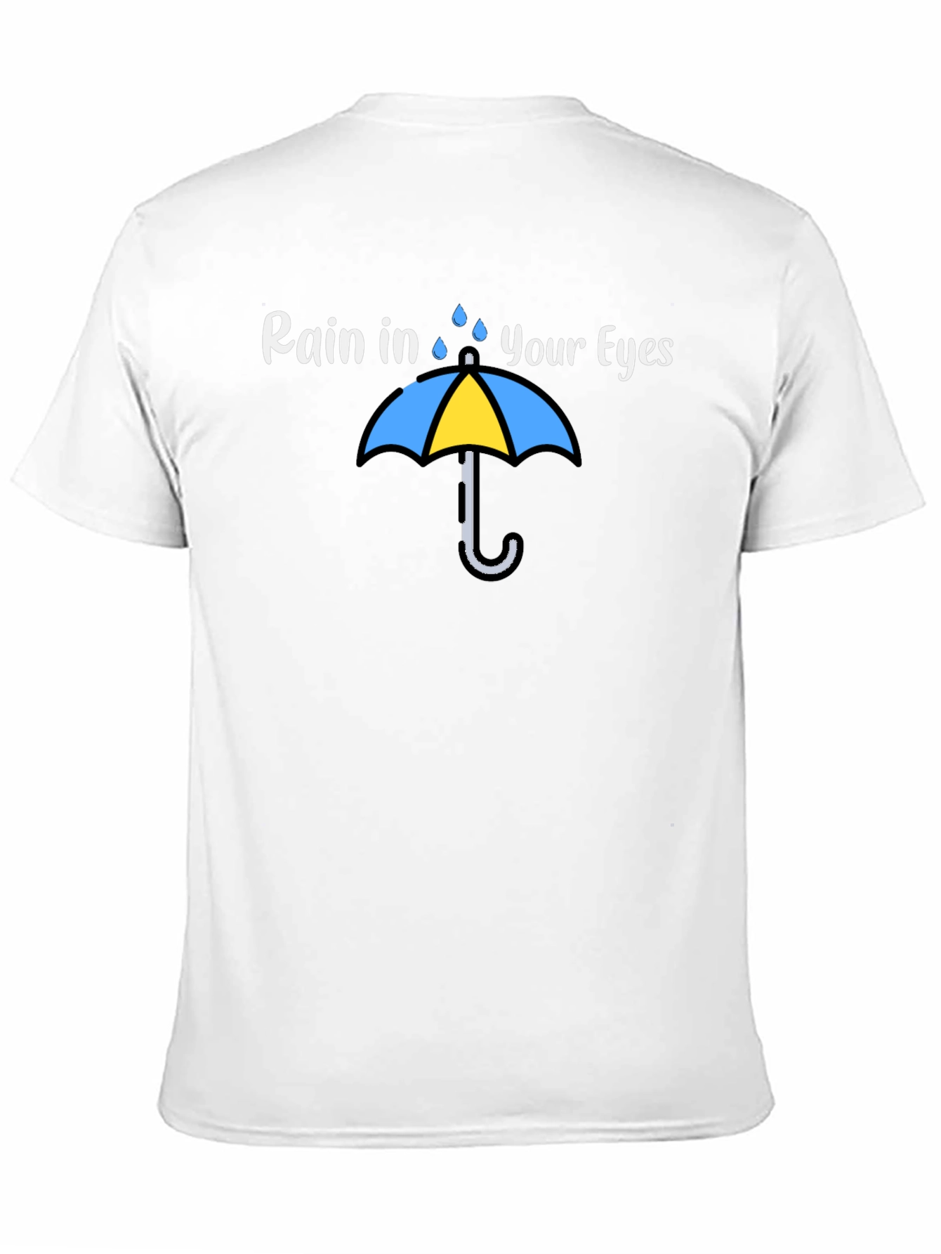 Rain in Your Eyes Graphic Tee - Umbrella Design